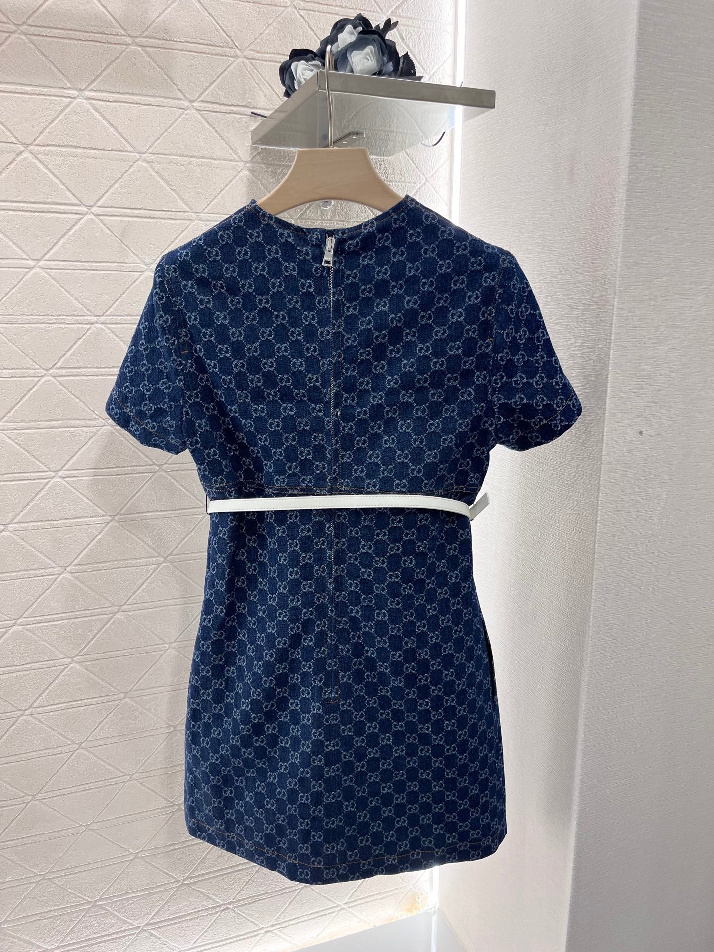 25ss new style Belt denim skirt