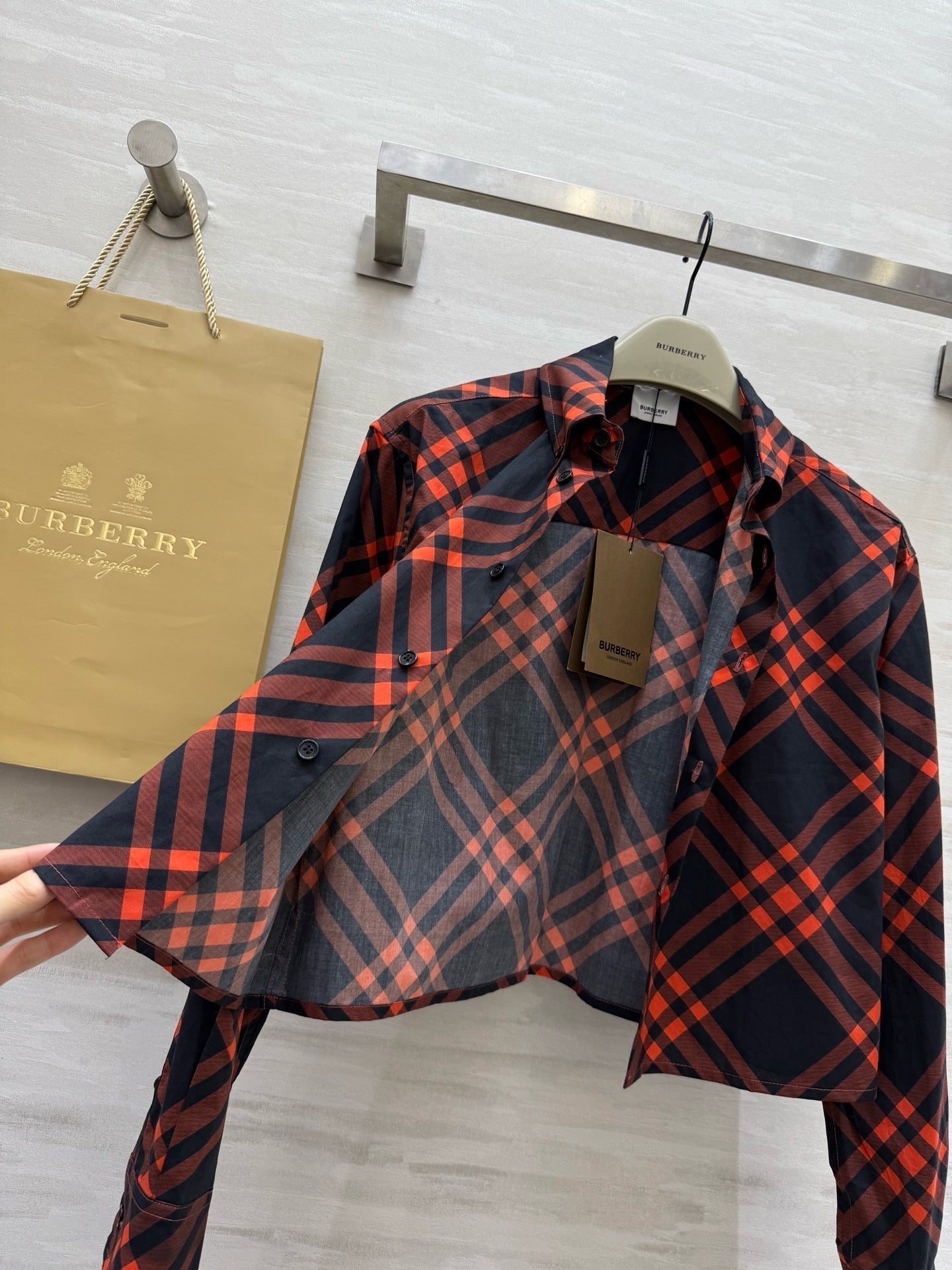 25SS new fashion British style short shirt