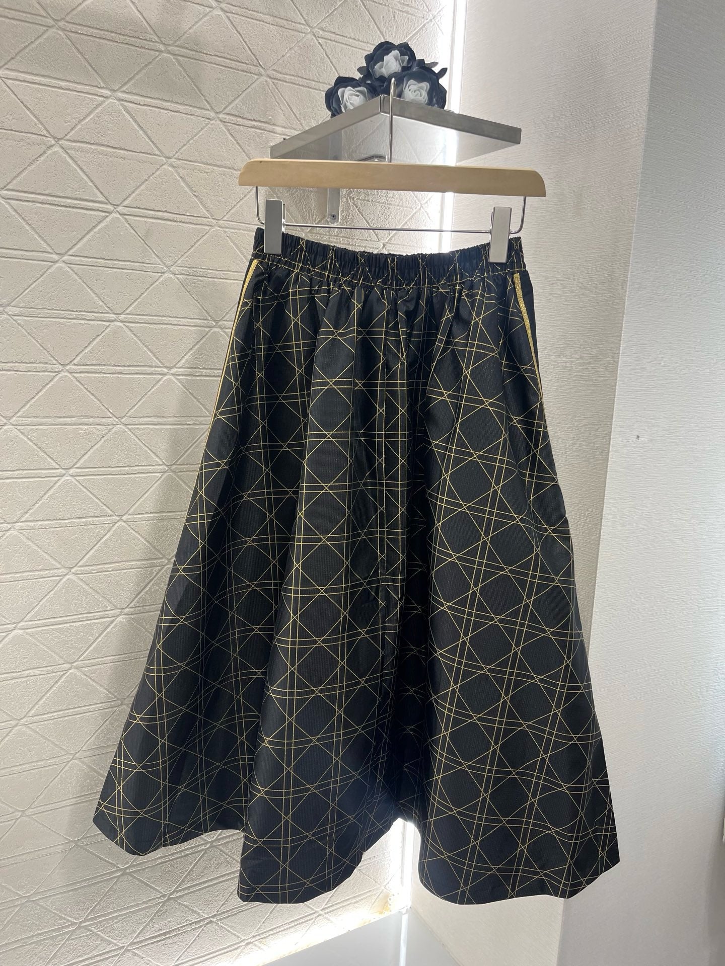 25SS New Arrival High Waist Jacquard Skirt