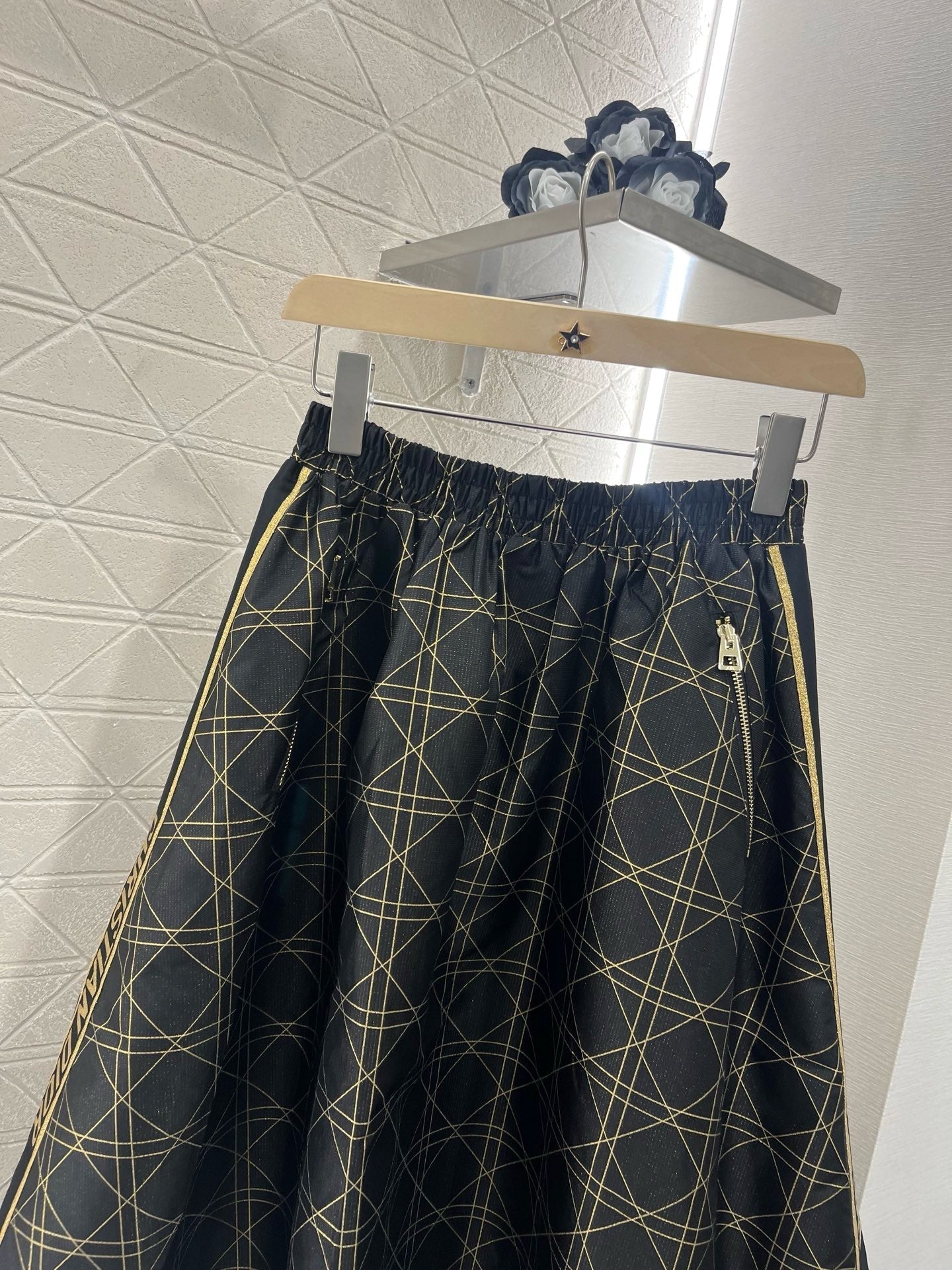 25SS New Arrival High Waist Jacquard Skirt