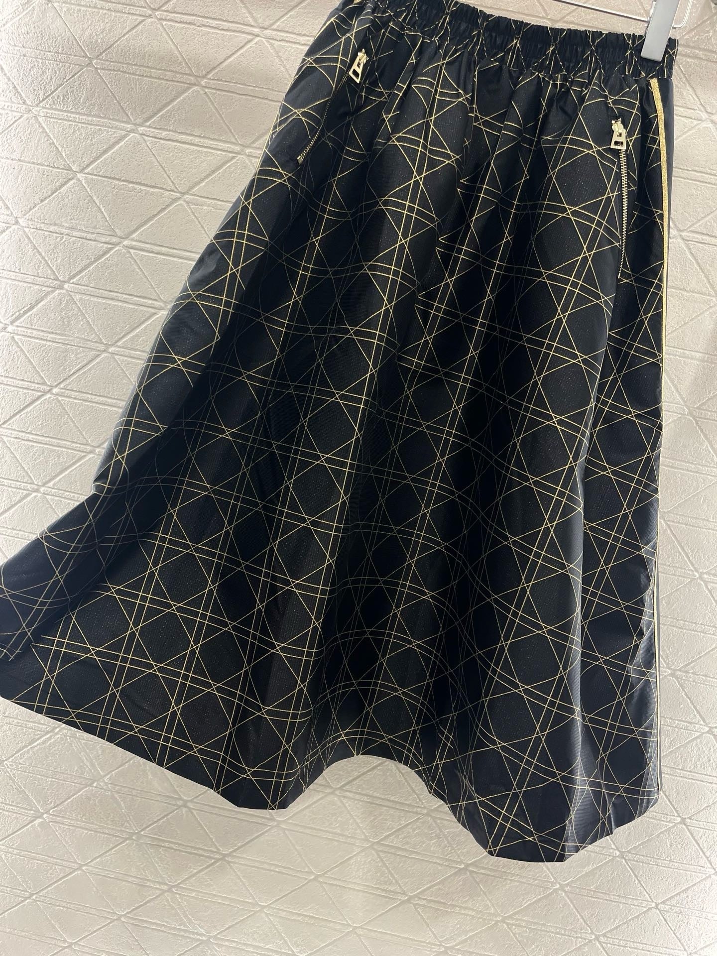 25SS New Arrival High Waist Jacquard Skirt