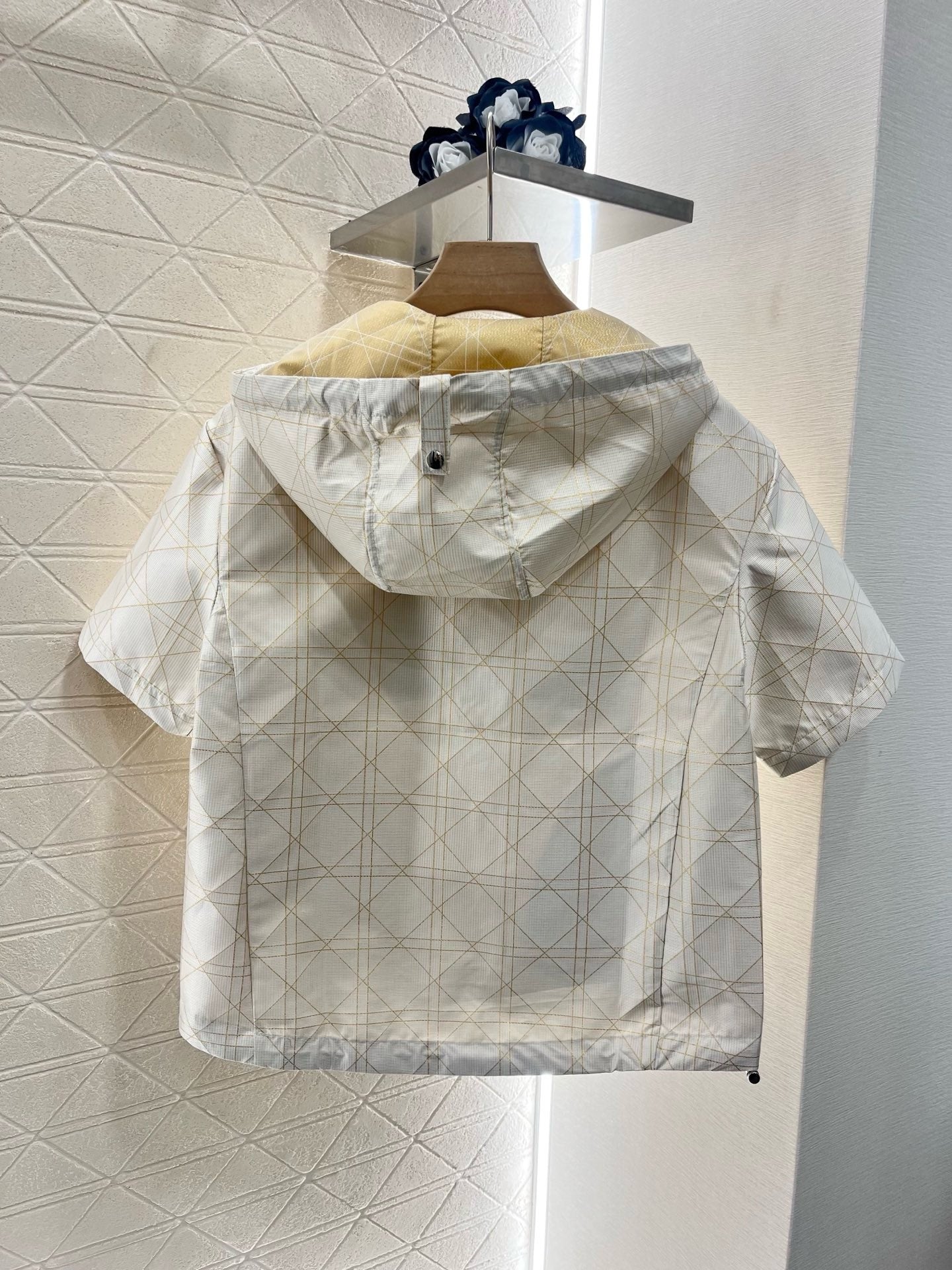 25SS New arrival jacquard hooded top