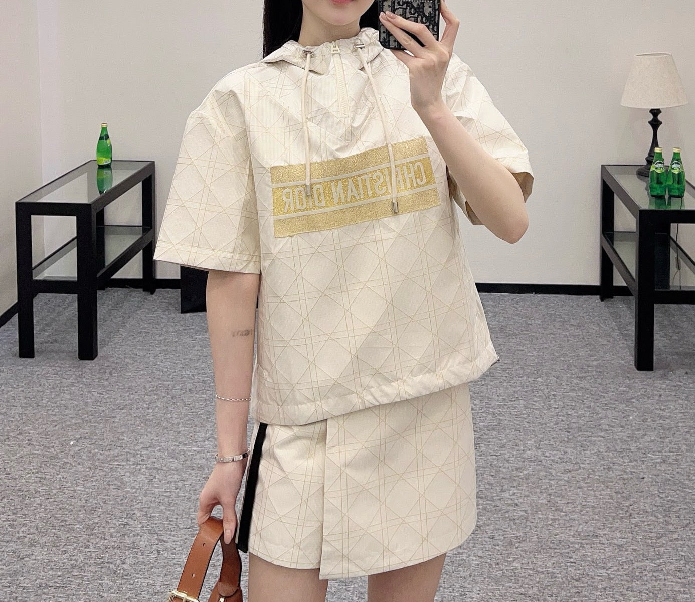 25SS New arrival jacquard skirt