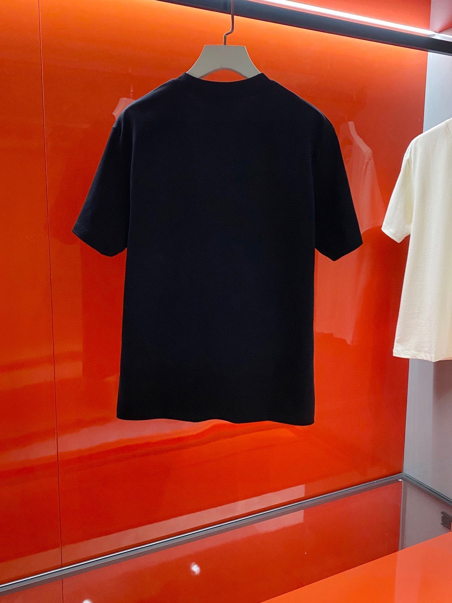 25 Spring/Summer Collection Red and Green Logo Cotton Short Sleeve T-Shirt