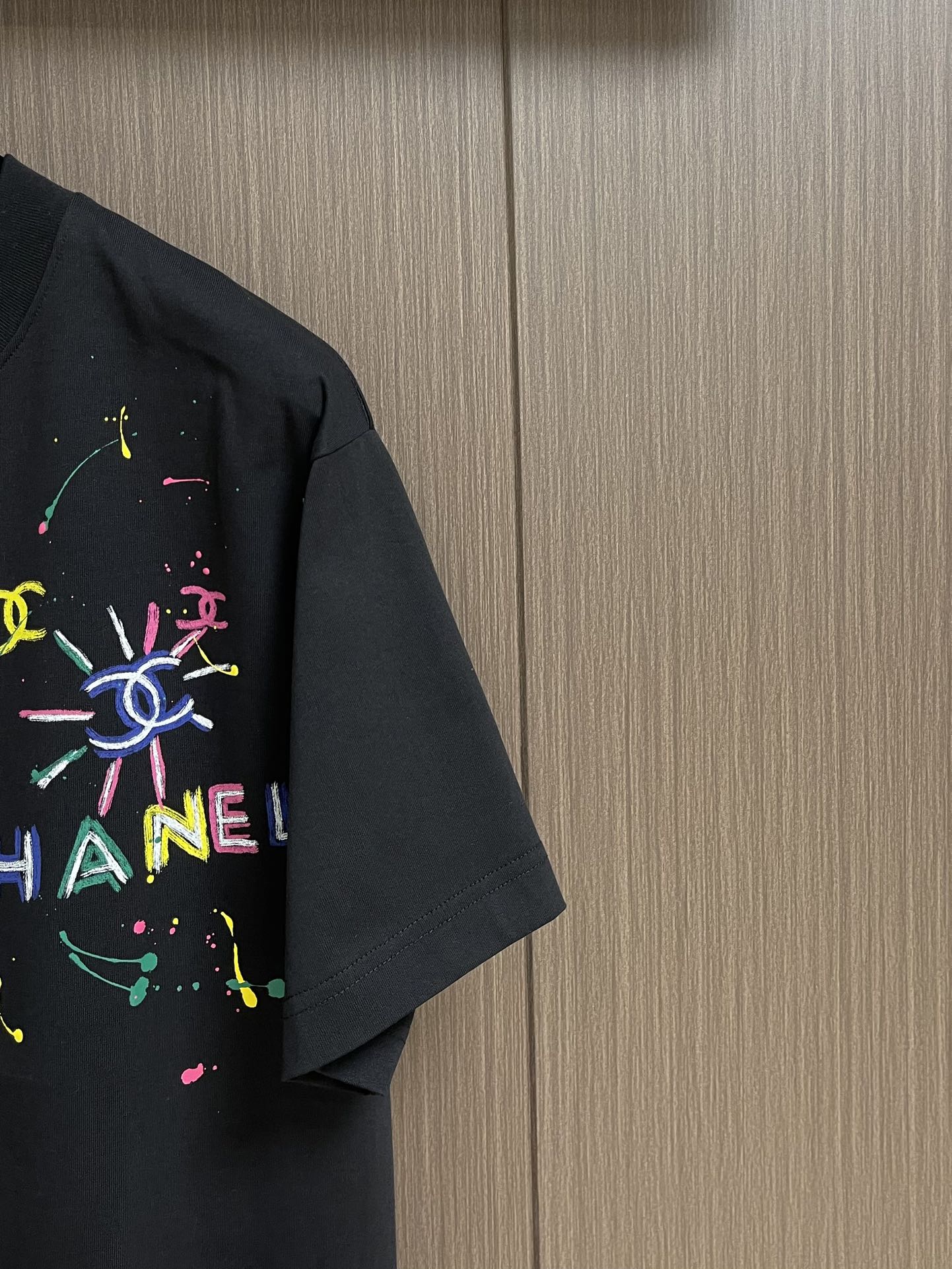 25SS Early spring new simple logo graffiti series minimalist letter print short-sleeved T-shirt