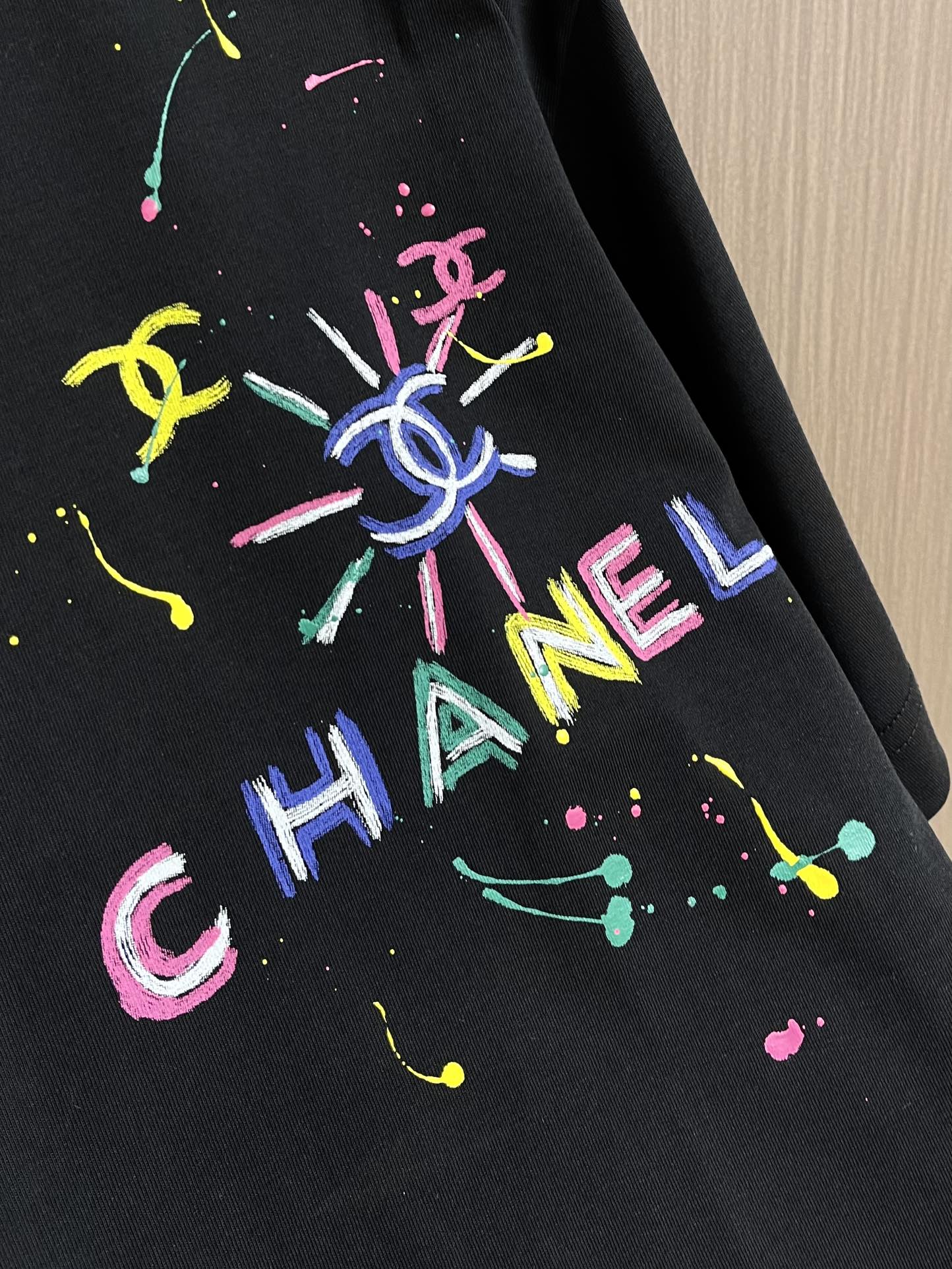 25SS Early spring new simple logo graffiti series minimalist letter print short-sleeved T-shirt