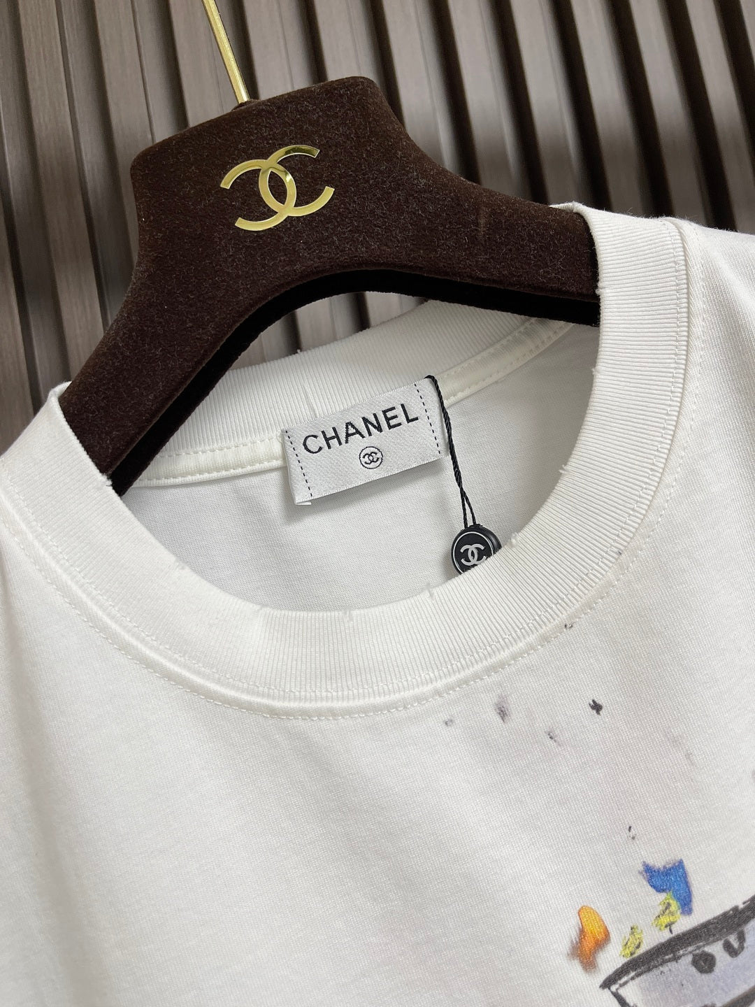 25ss early spring new simple logo graffiti series minimalist letter print short-sleeved T-shirt