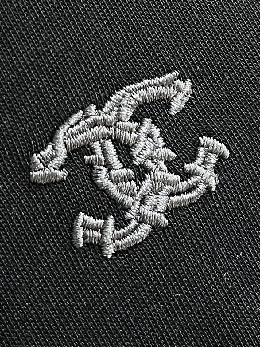 25 Silver metallic thread embroidered short sleeves