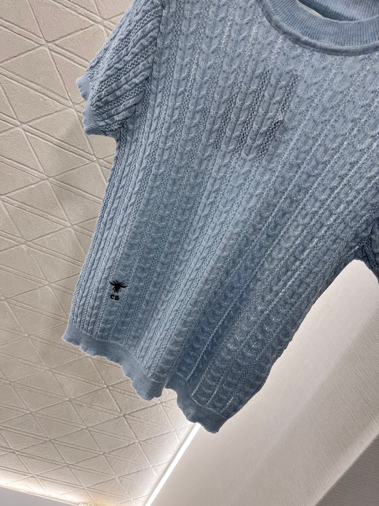 Lace shawl knit short sleeve