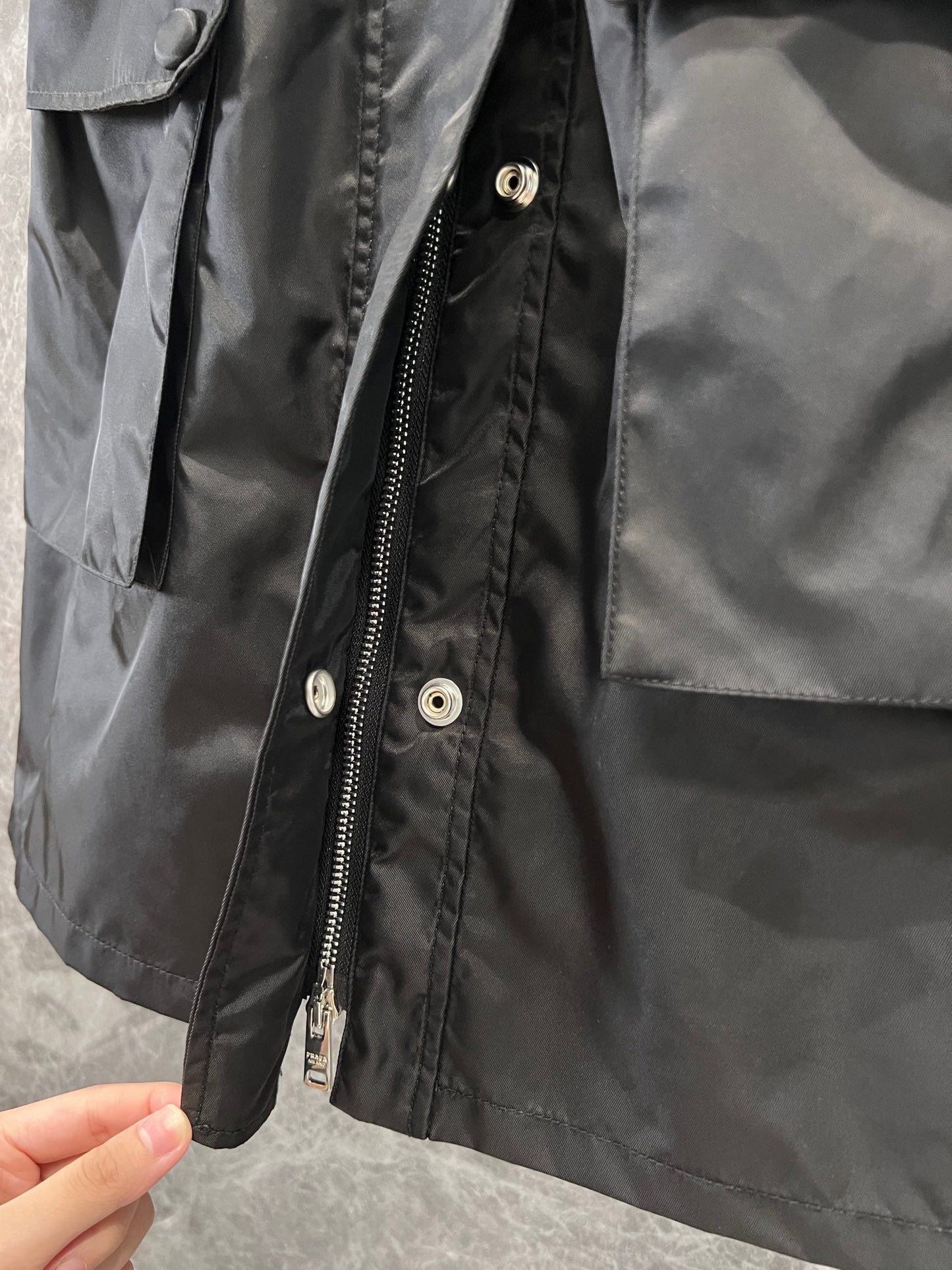 P 25 Elastic Waist Pocket Half Skirt