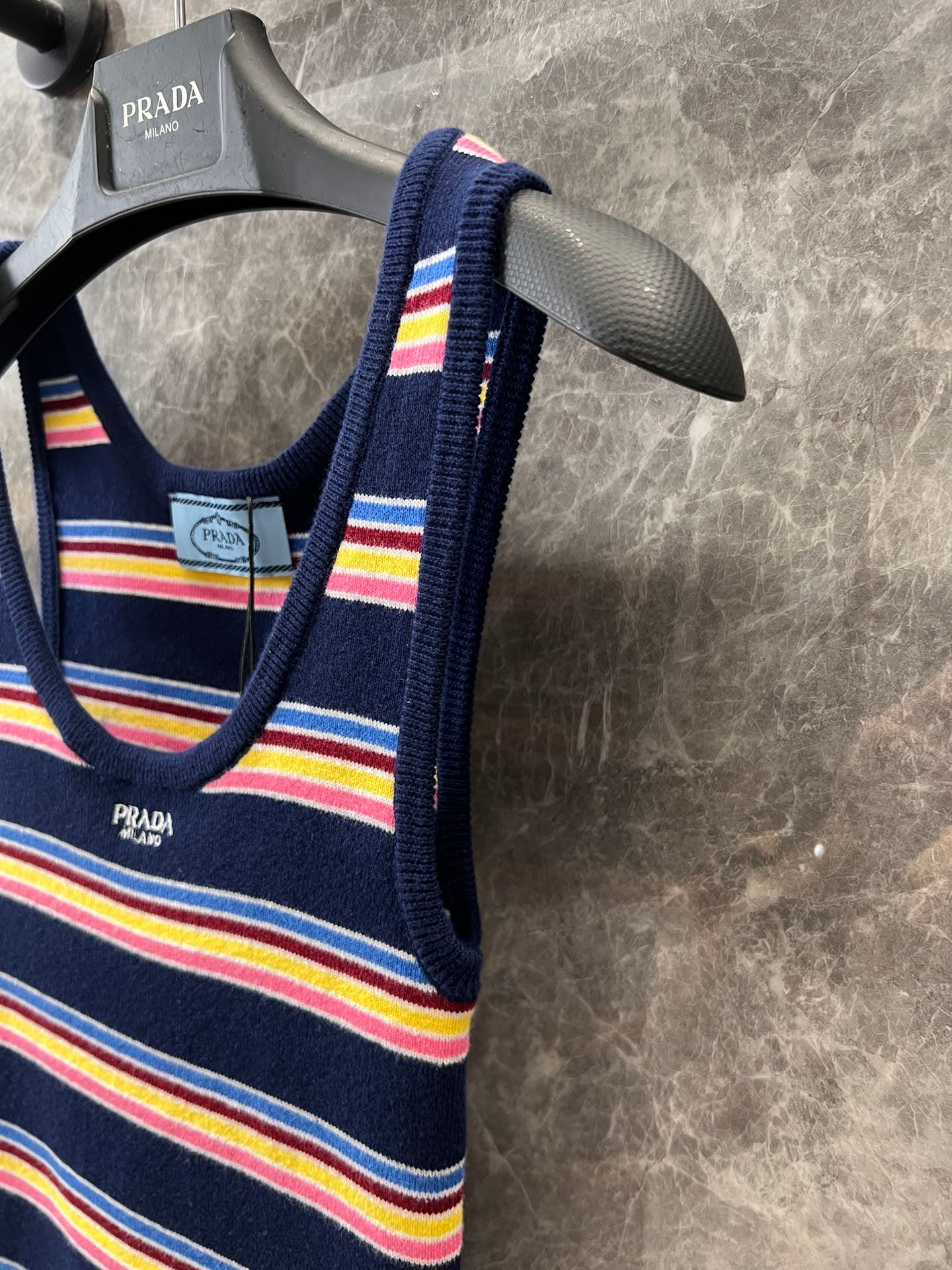 25 Colorful Striped Knit Vest