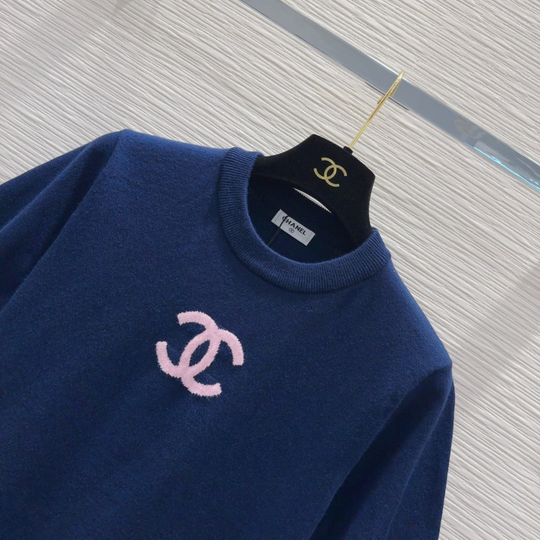 25ss Double C jacquard knitted short sleeves