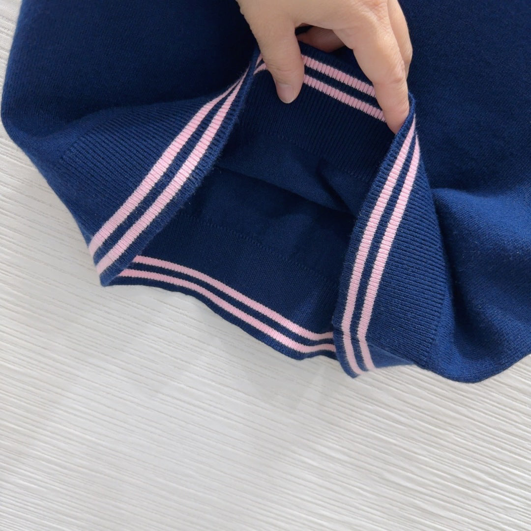 25ss Double C jacquard knitted short sleeves