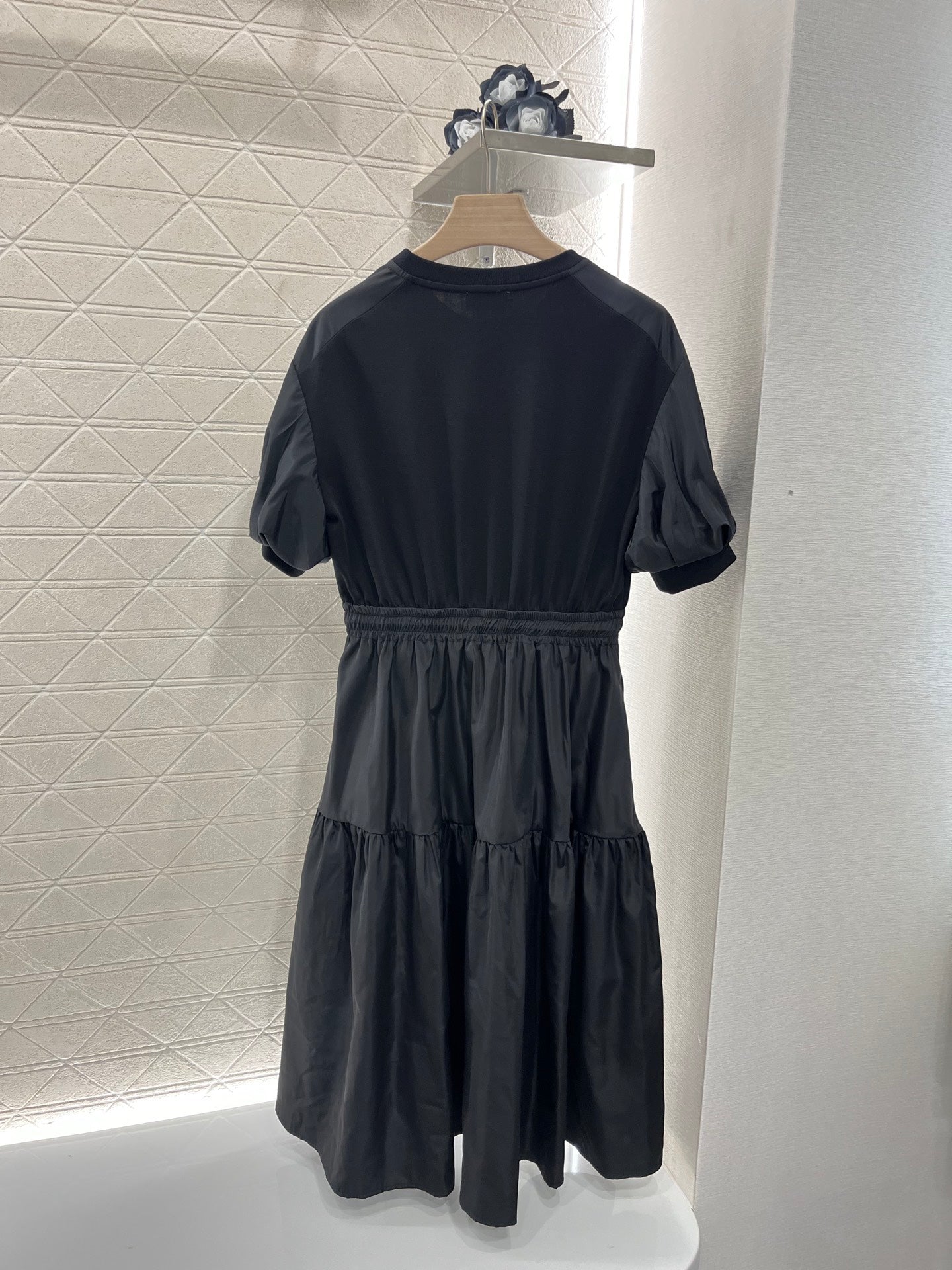 25ss Drawstring Puff Sleeve Dress
