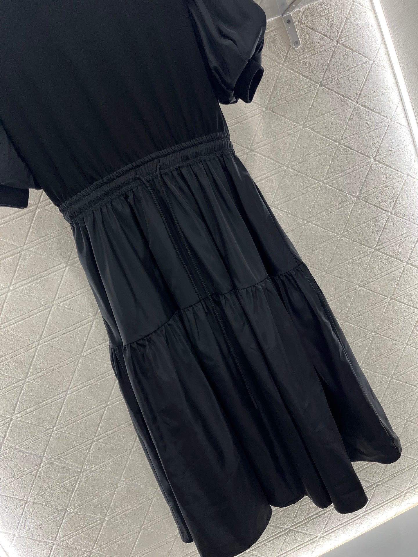25ss Drawstring Puff Sleeve Dress