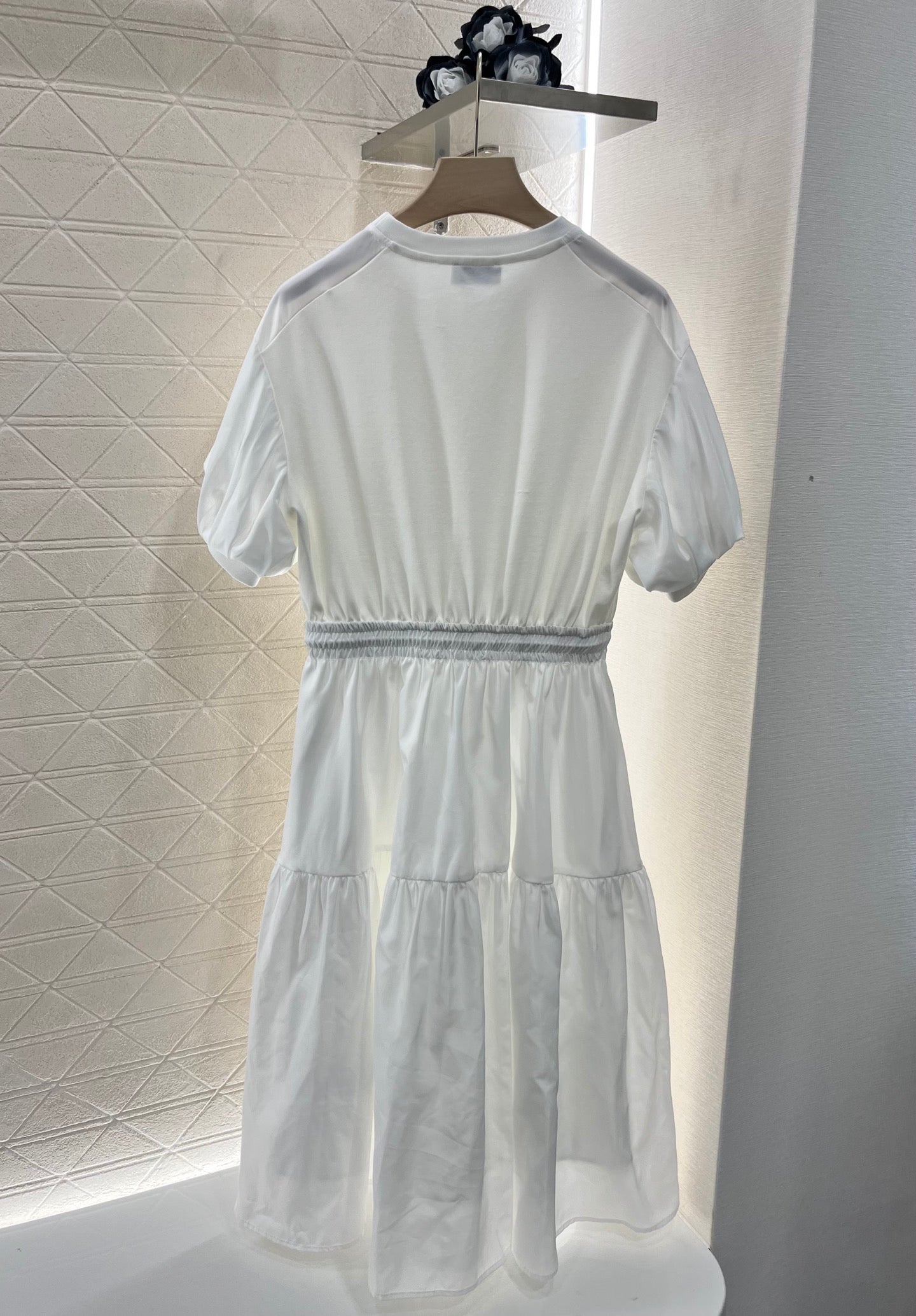 25ss Drawstring Puff Sleeve Dress
