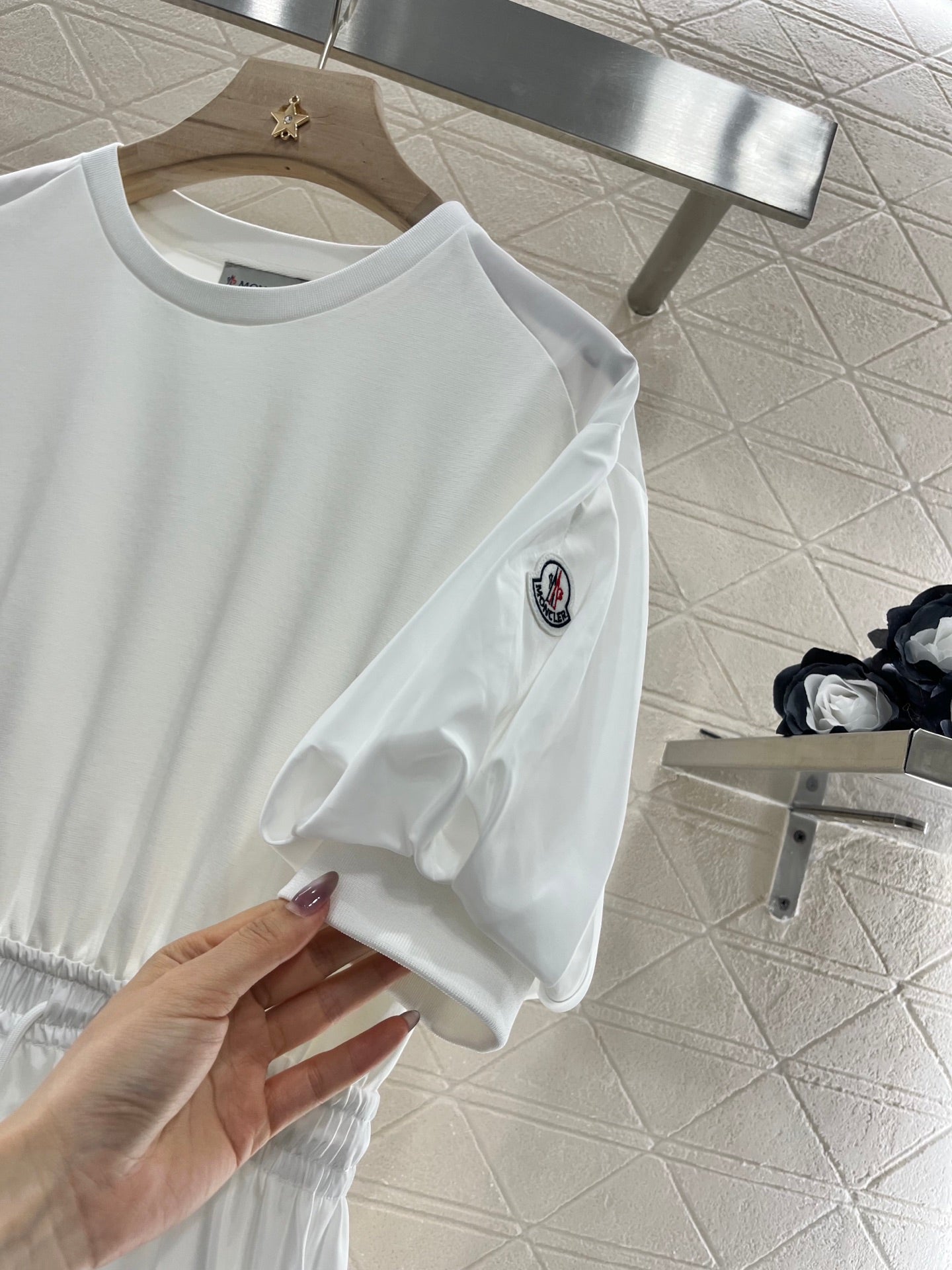 25ss Drawstring Puff Sleeve Dress