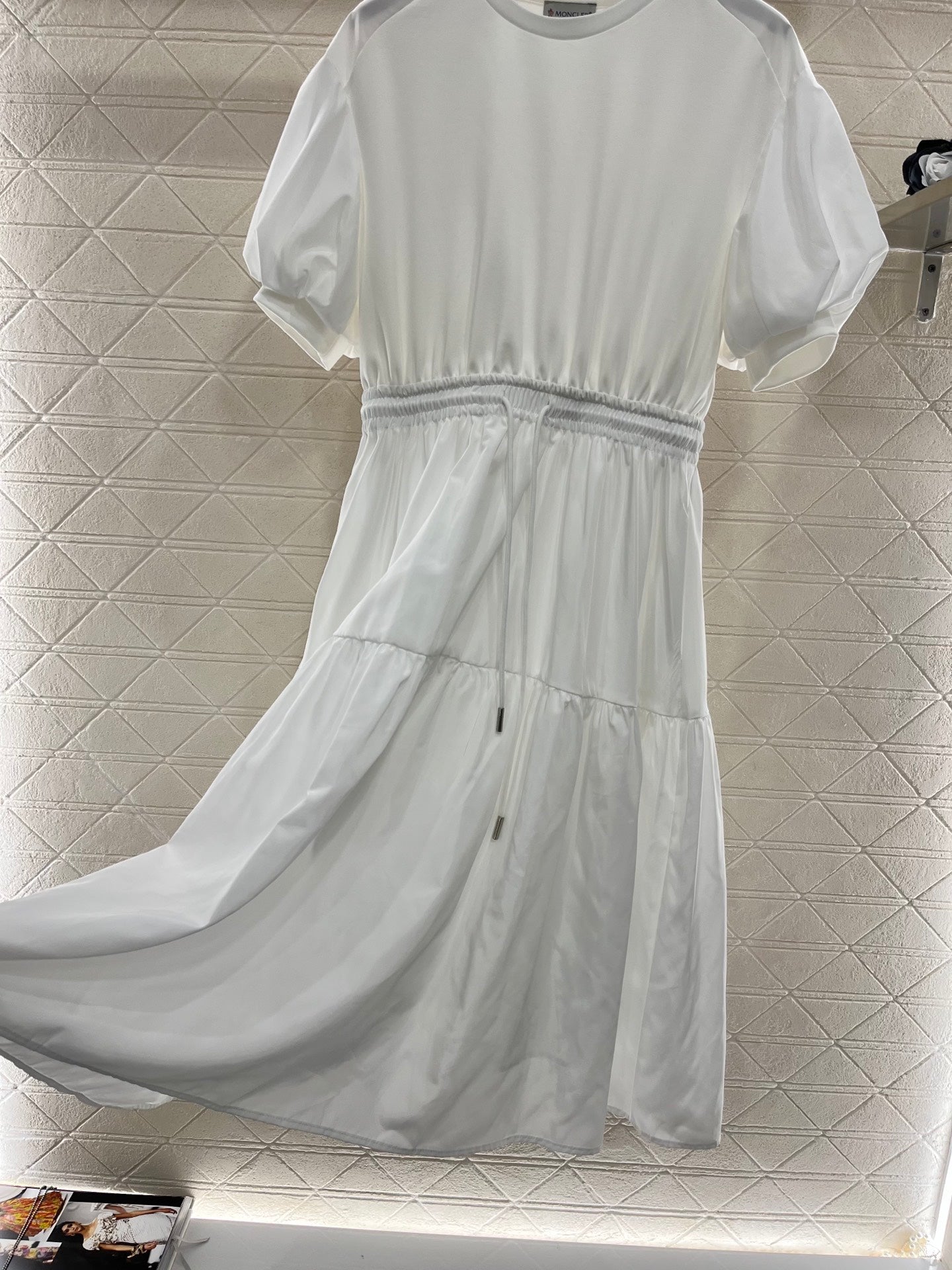 25ss Drawstring Puff Sleeve Dress