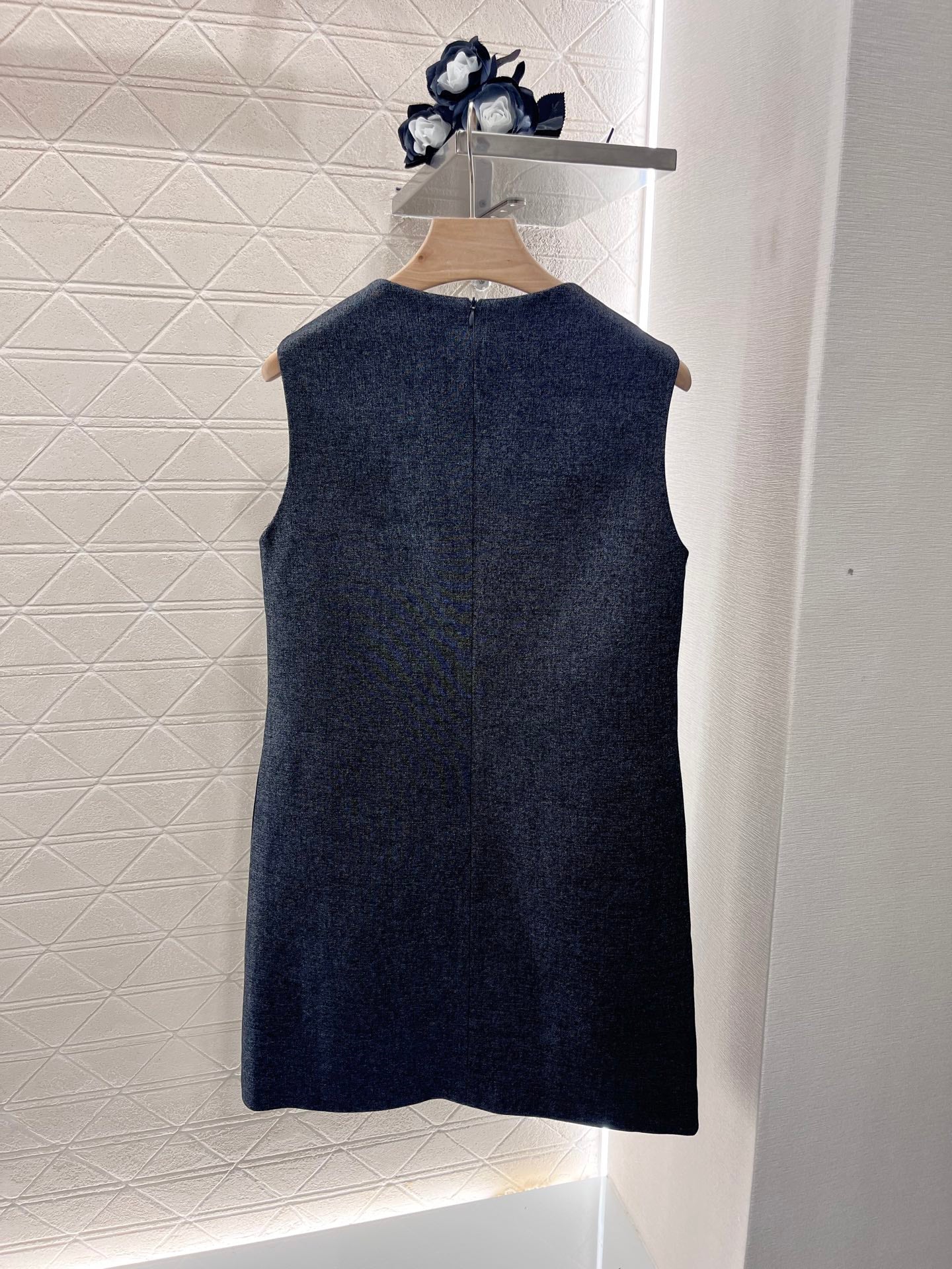 25 Straight Ribbon Vest Dress