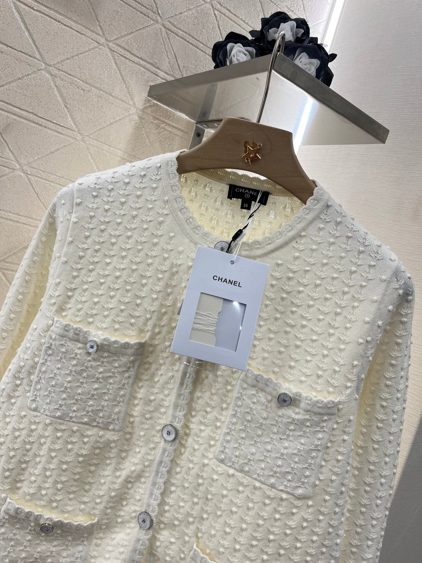 25ss Crochet Pocket Cardigan