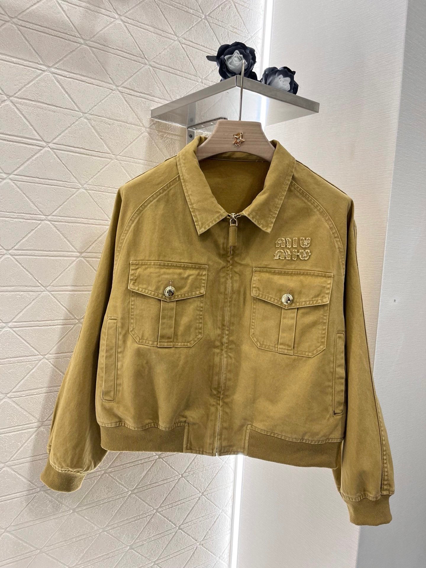 25ss Lapel denim jacket + same style skirt