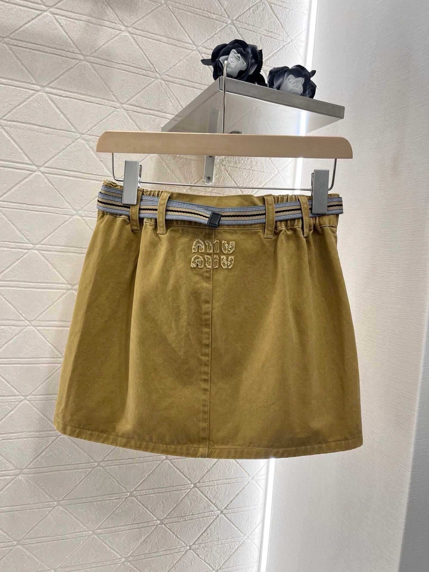 25ss Lapel denim jacket + same style skirt