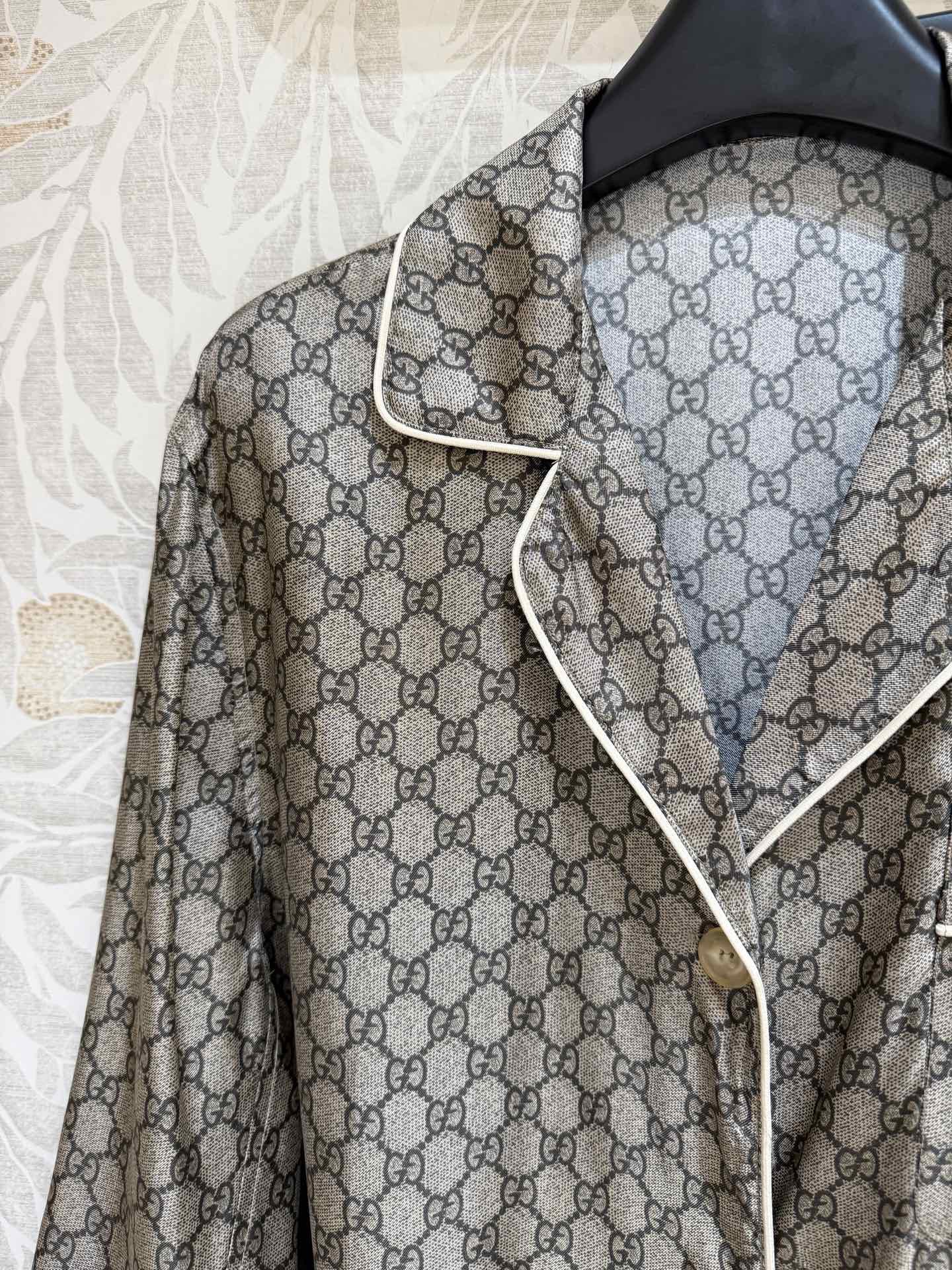 25ss Silk home wear suit
