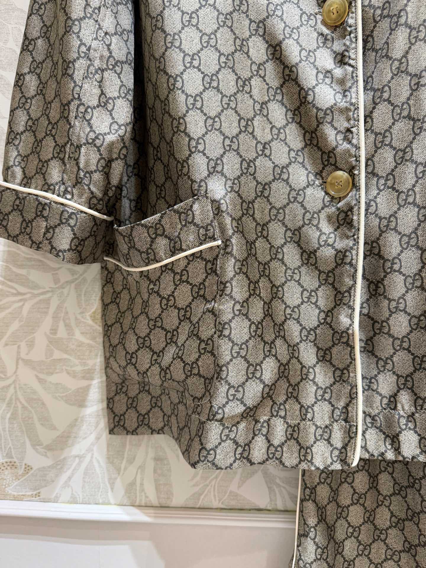 25ss Silk home wear suit