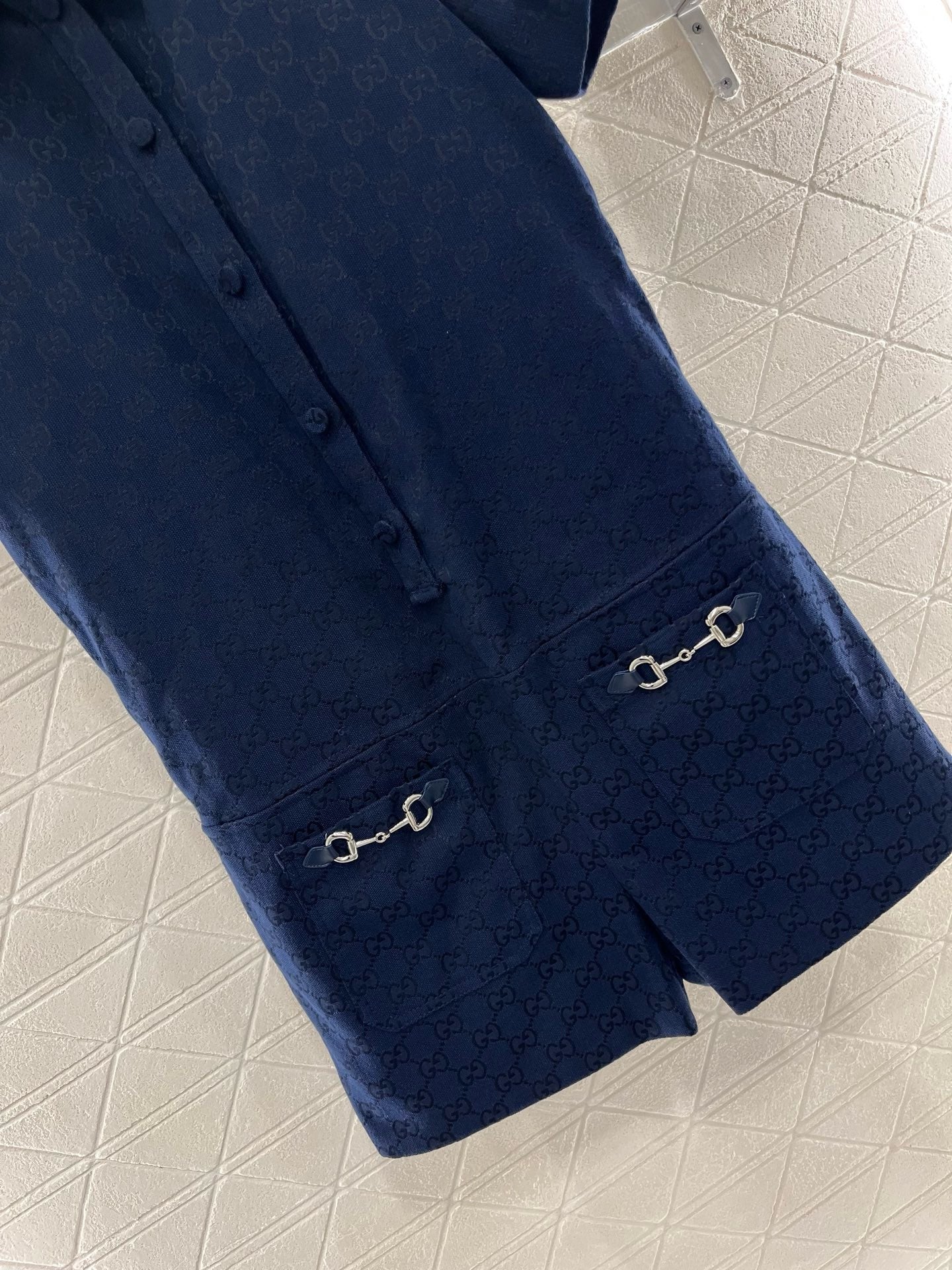 25ss new product lapel jacquard dress