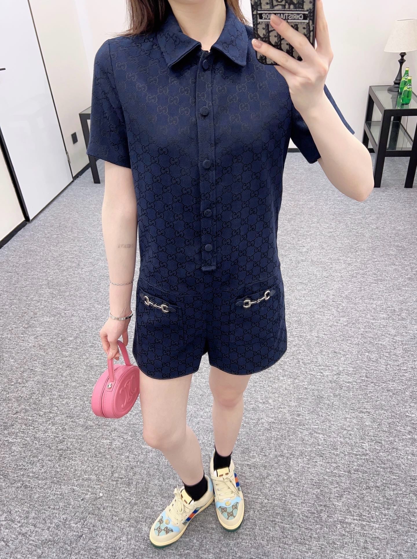 25ss new product lapel jacquard dress