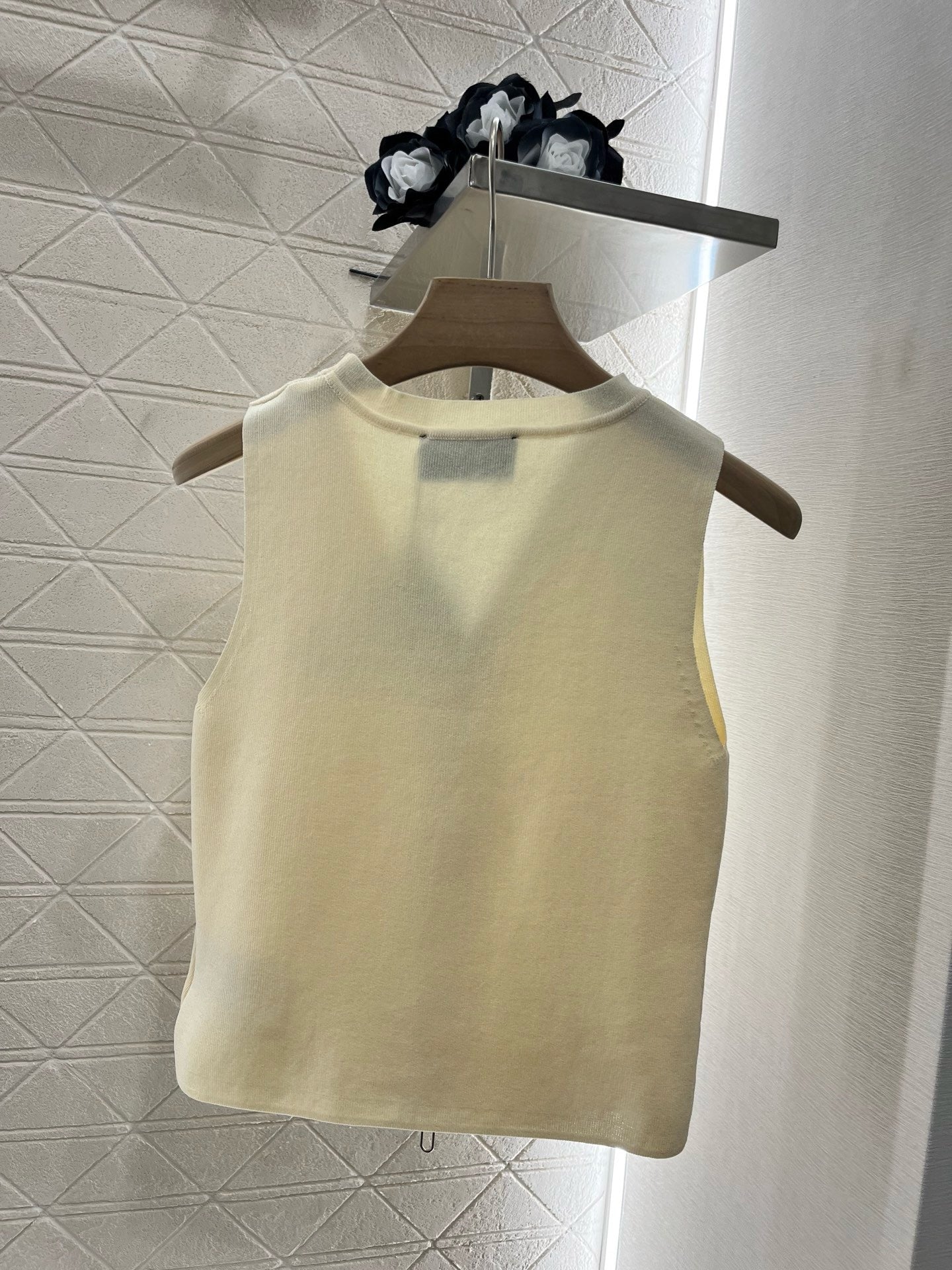 25SS New Arrival Zipper Knit Vest