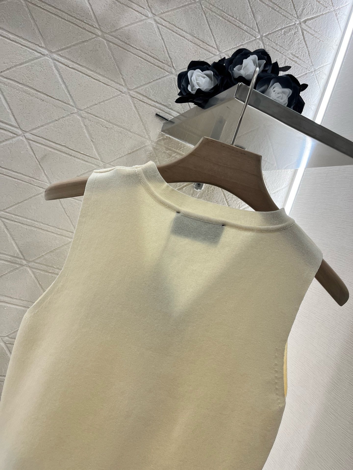 25SS New Arrival Zipper Knit Vest