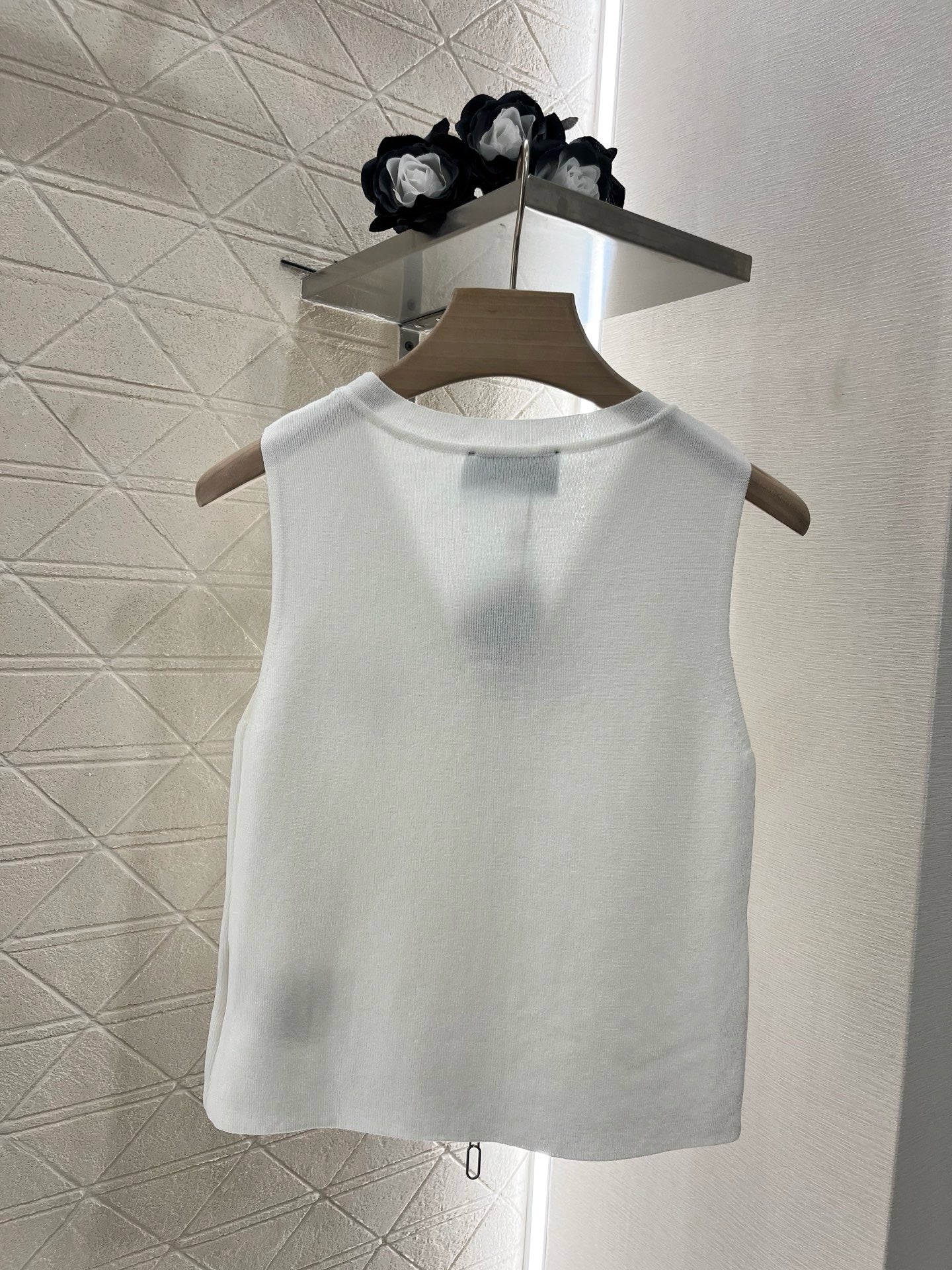 25SS New Arrival Zipper Knit Vest