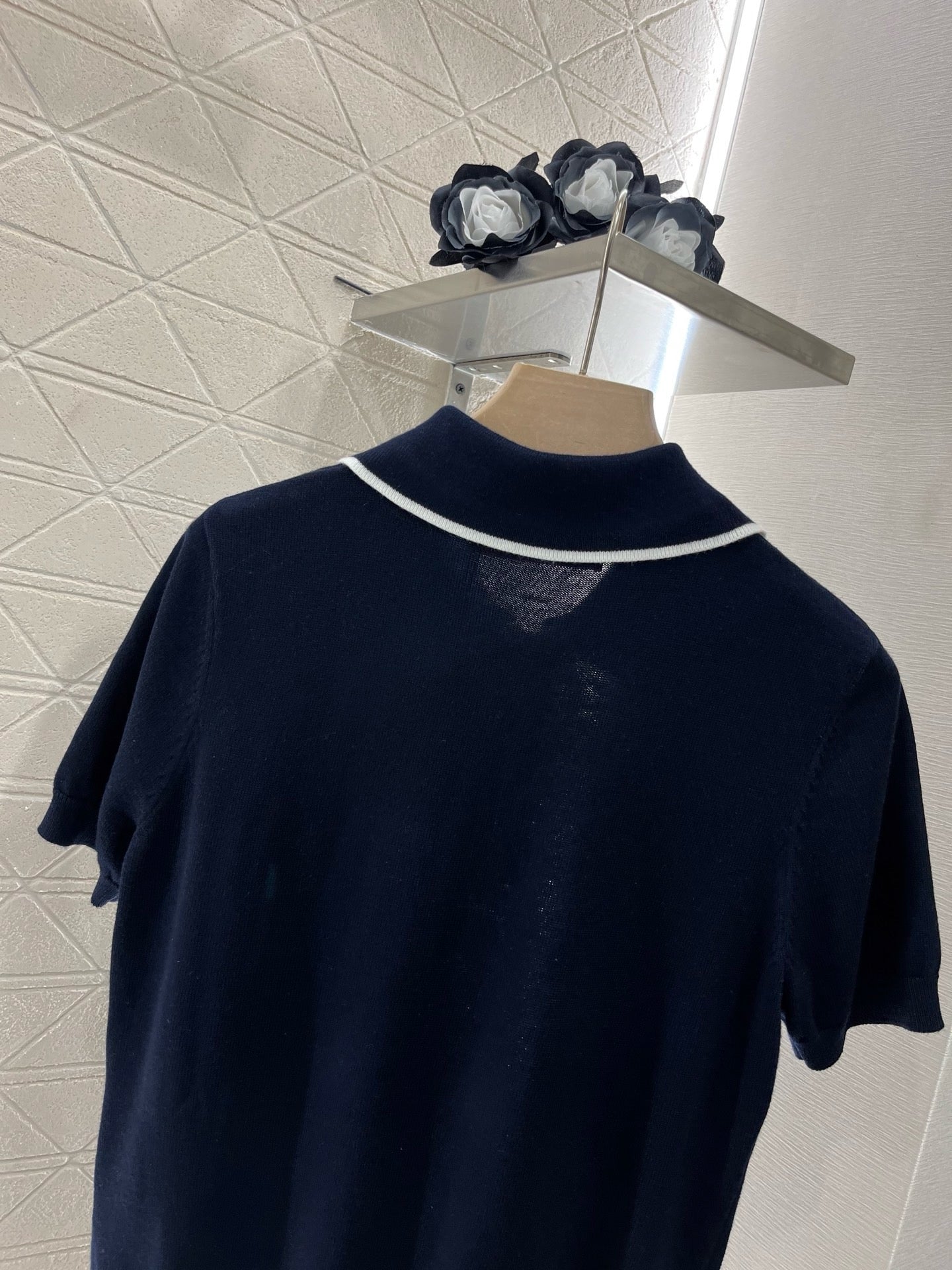 25ss New arrival Lapel polo cherry short sleeve