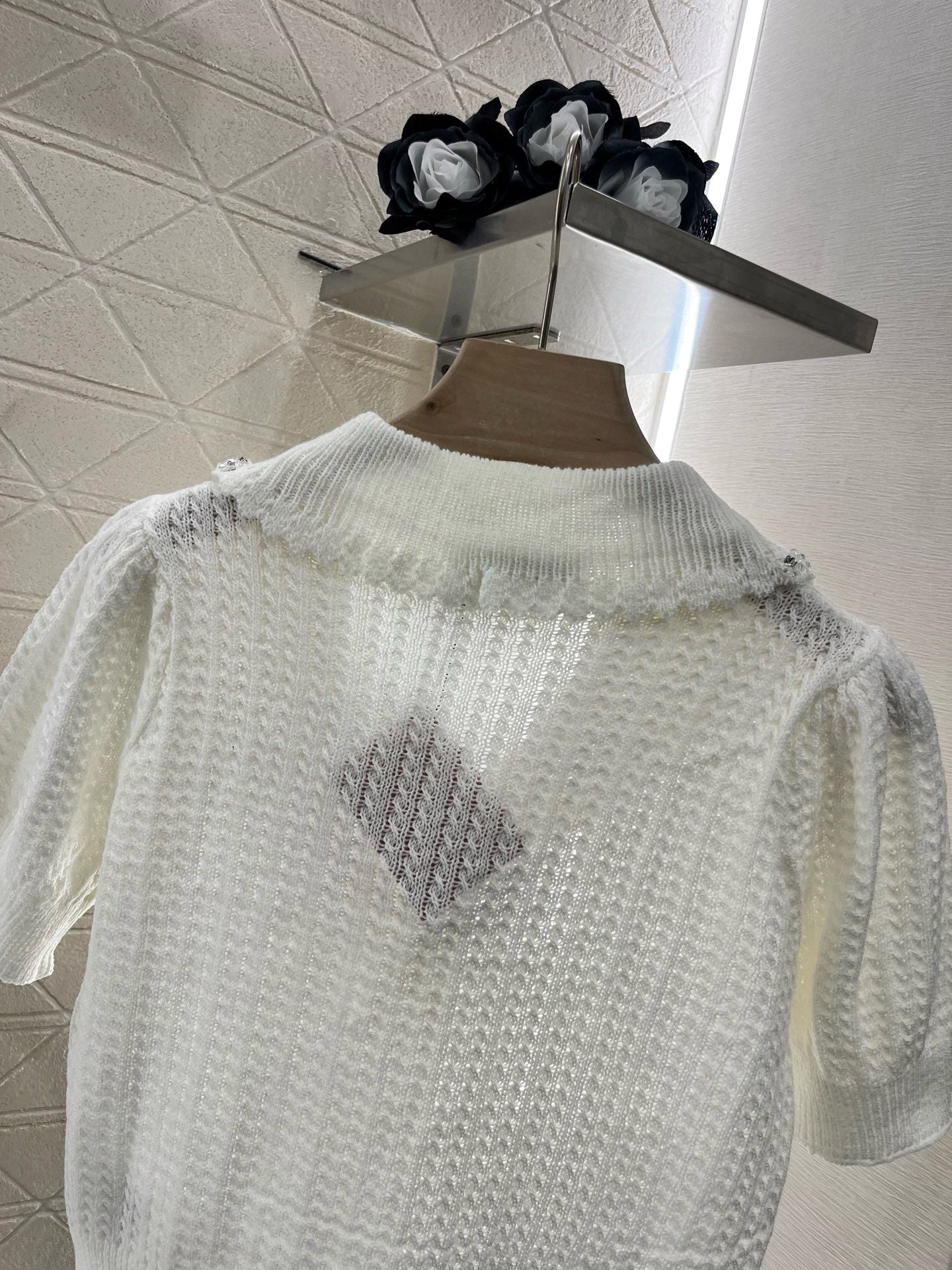 25SS New Product Lapel Knitted Short Sleeve