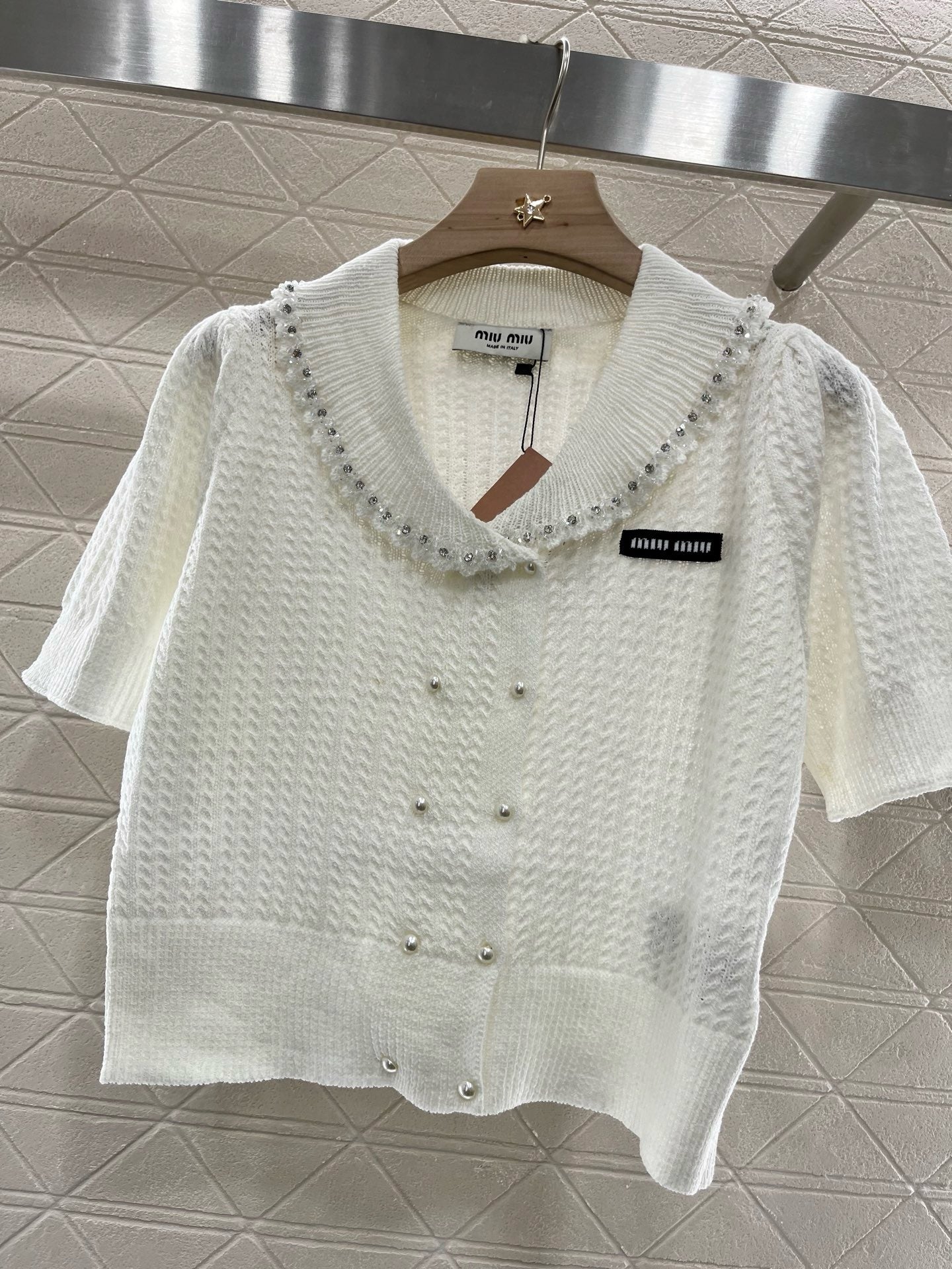 25SS New Product Lapel Knitted Short Sleeve
