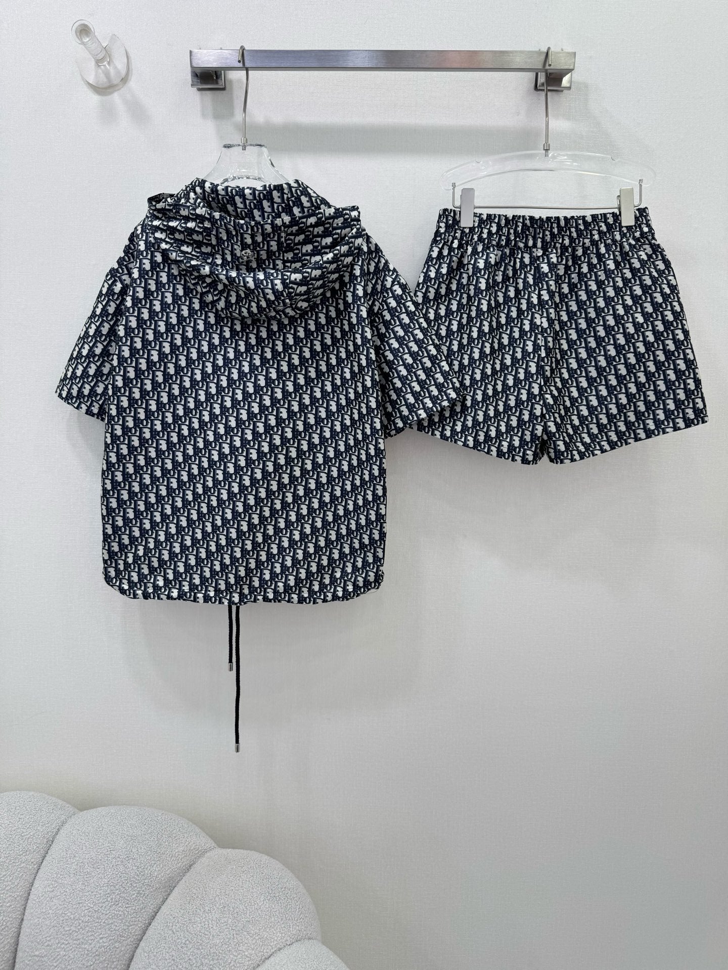 D 25 New summer jacquard jacket + shorts