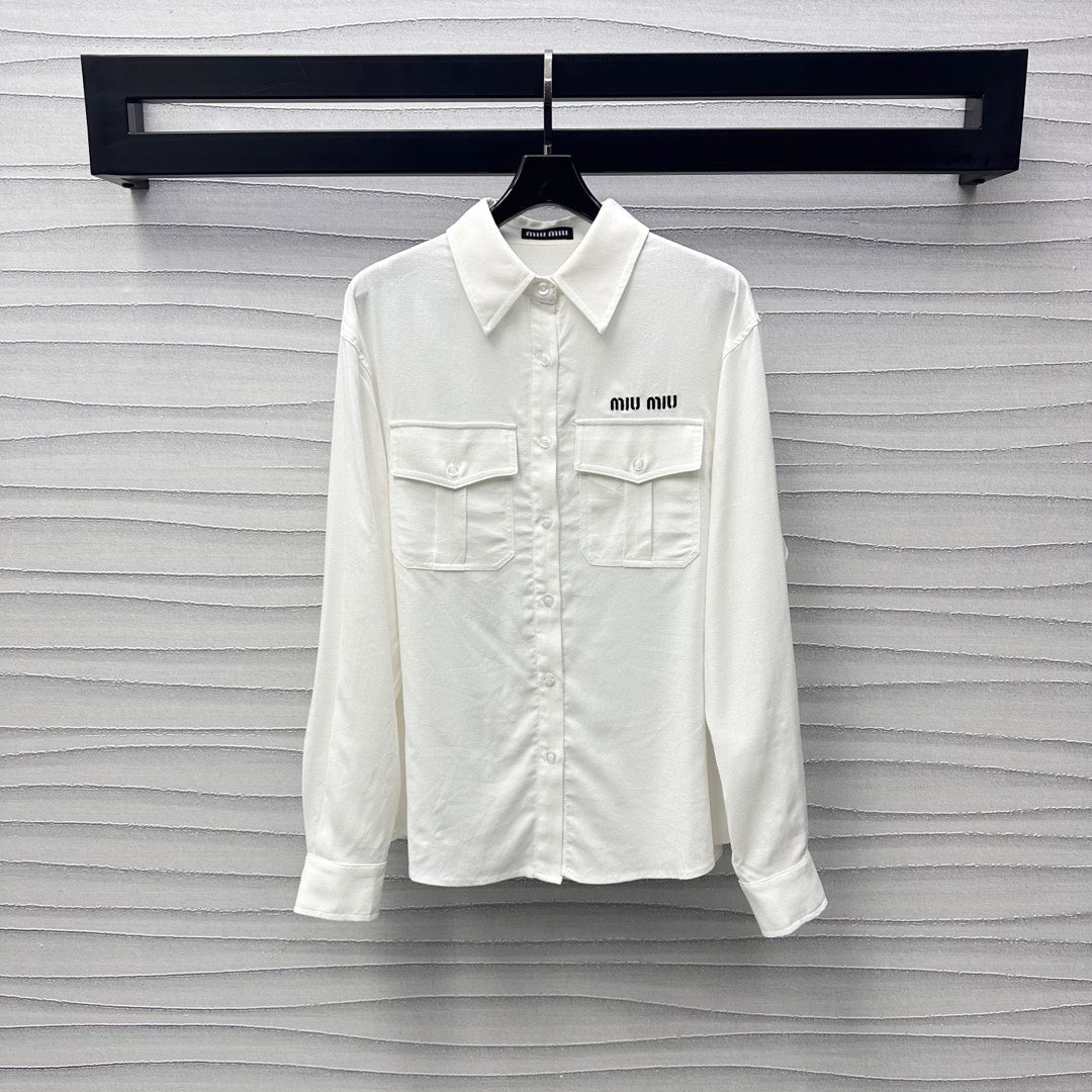 M 25 Lapel Shirt + Half Skirt Set