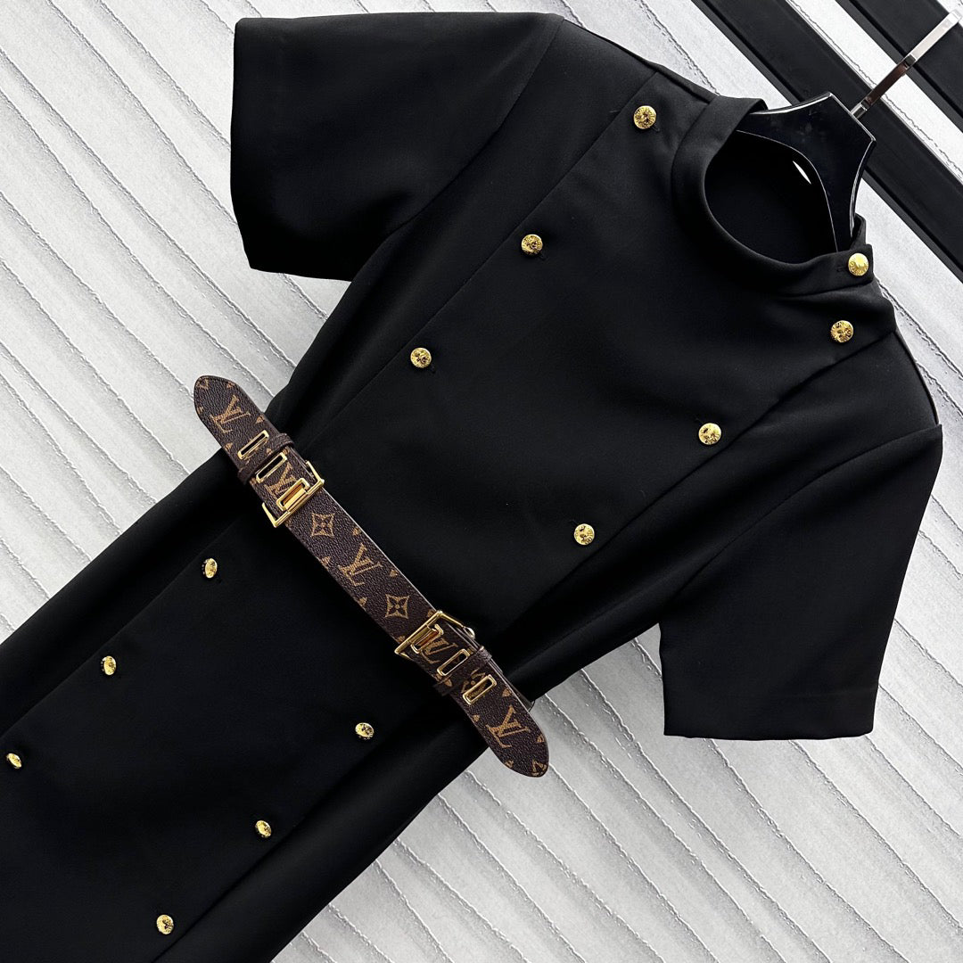 25 New Arrivals Double-breasted Belt Dress