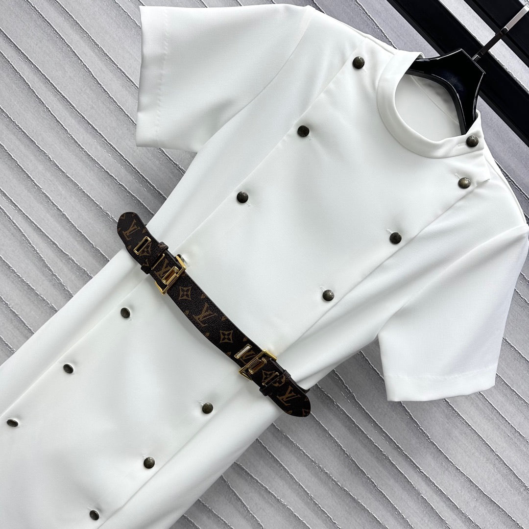 25 New Arrivals Double-breasted Belt Dress