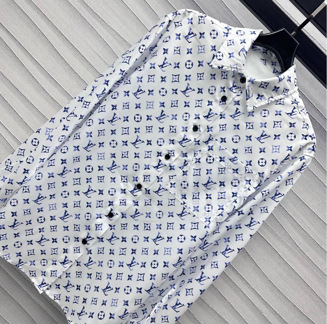 25ss New Arrivals Printed Lapel Shirt