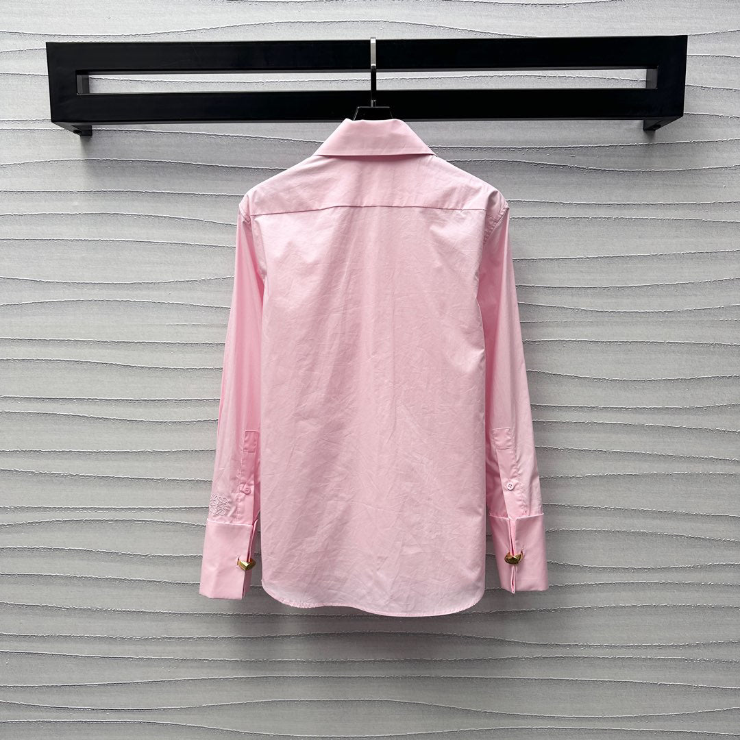 25ss New Arrivals Lace-up Accordion Shirt