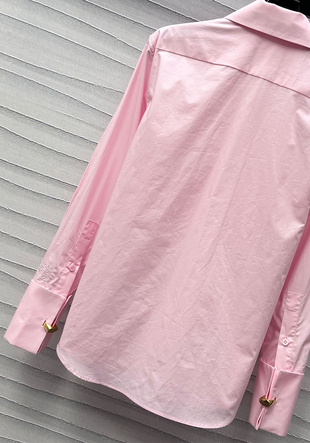 25ss New Arrivals Lace-up Accordion Shirt