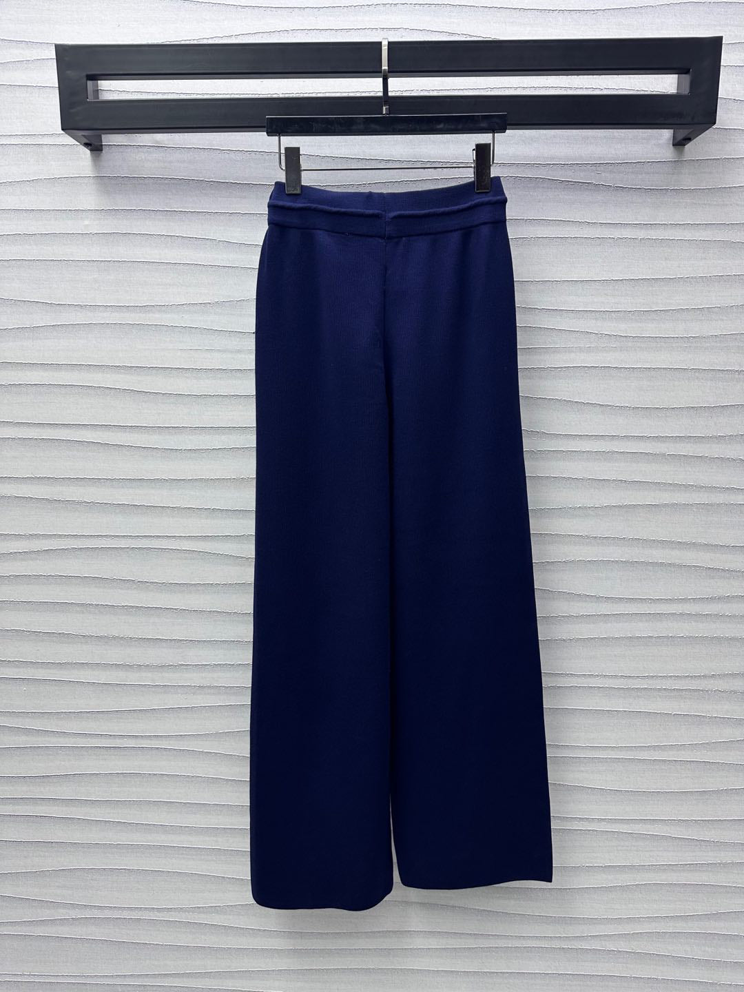 2025 New Arrivals Knitted Round Neck Short Sleeves + Same Style Wide Leg Pants