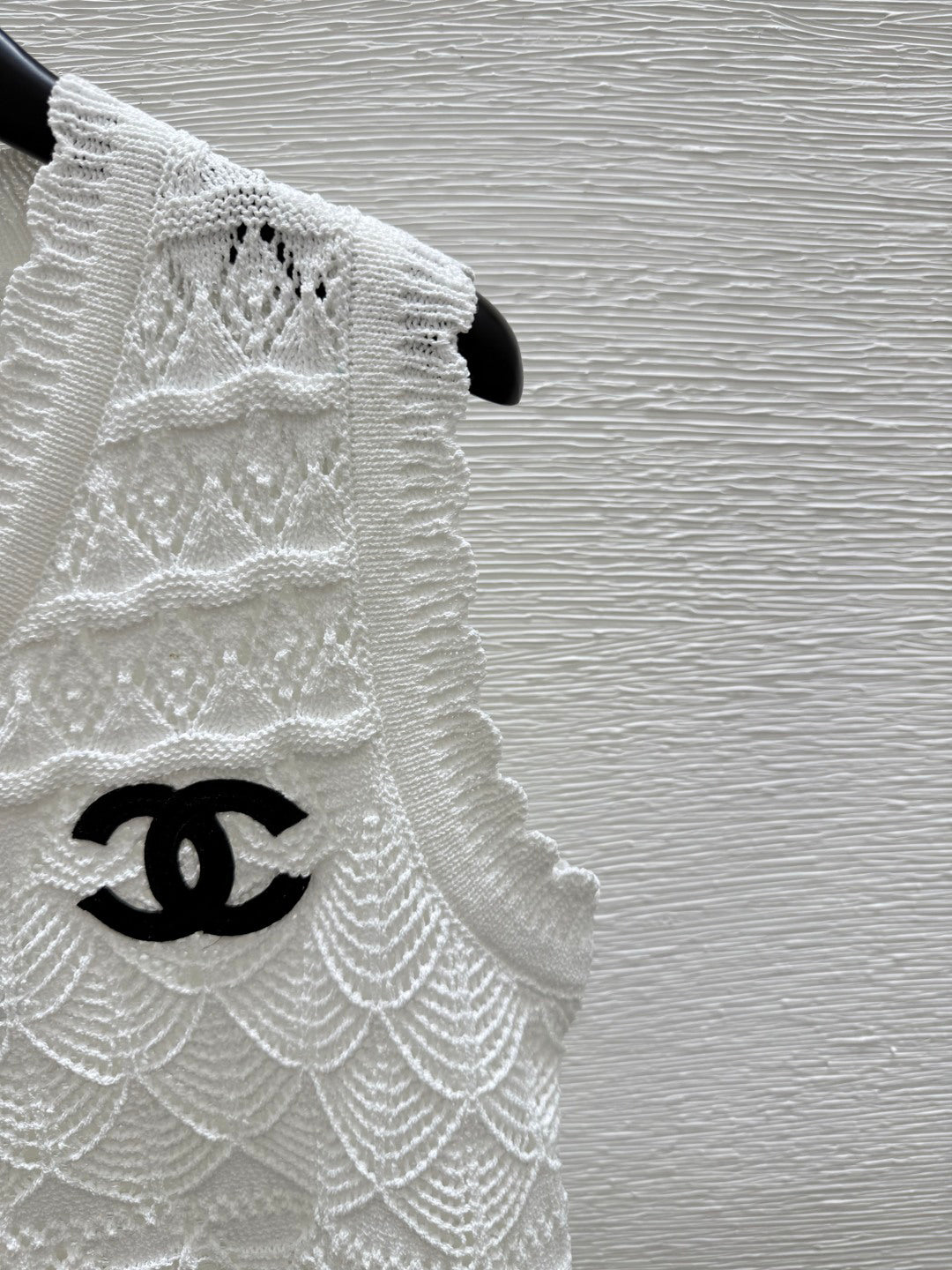 25ss Cardigan hollow knitted vest