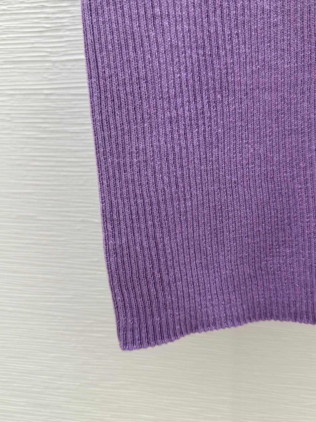 25ss Round neck color blocked letter knitted vest