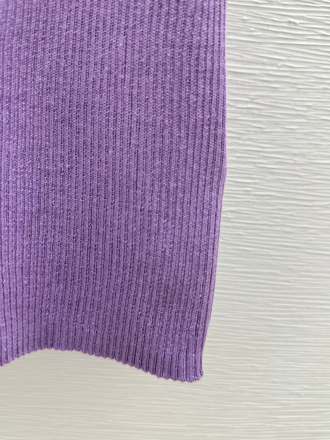 25ss Round neck color blocked letter knitted vest