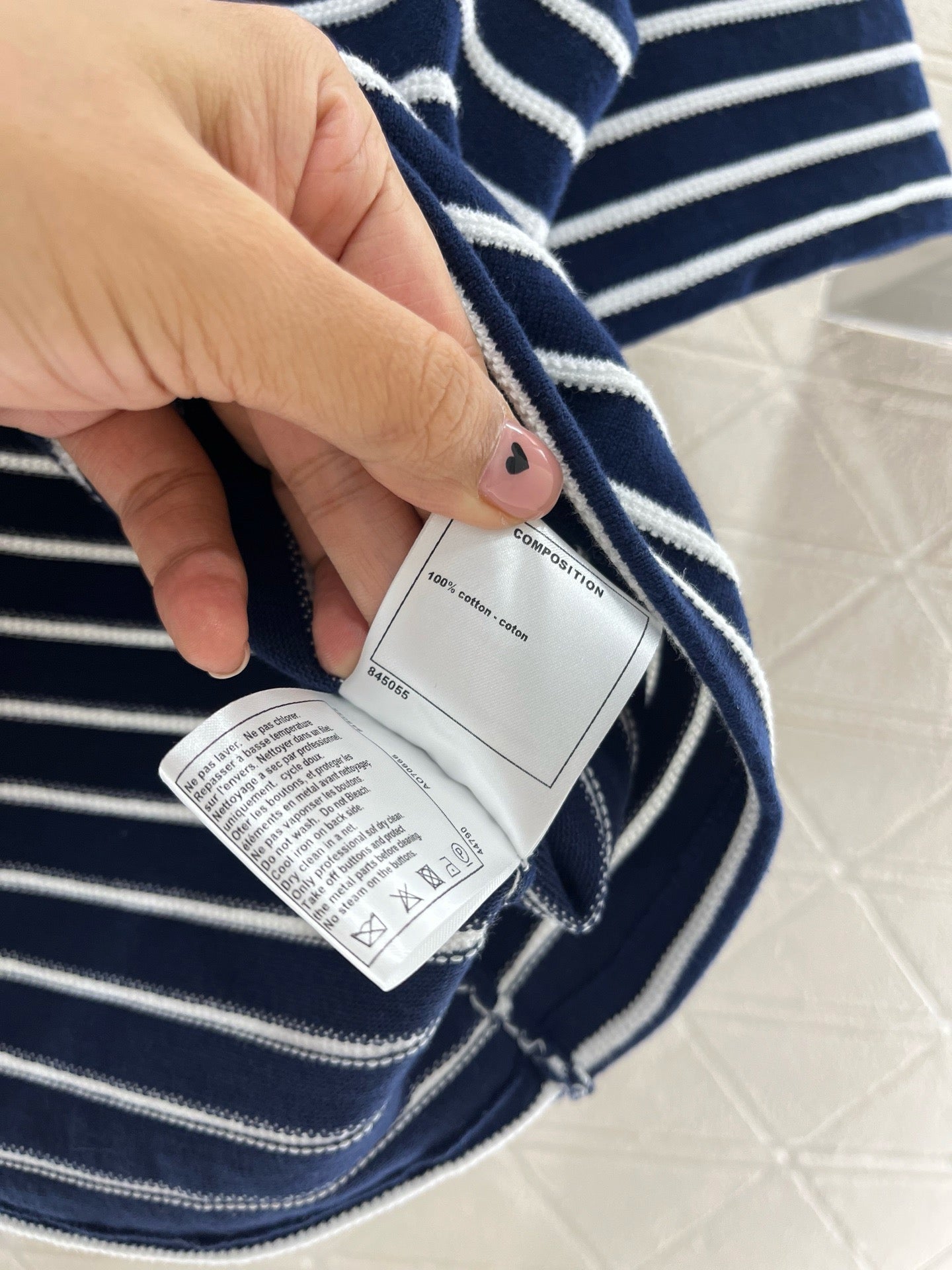 25SS New Striped Knit Short Sleeves