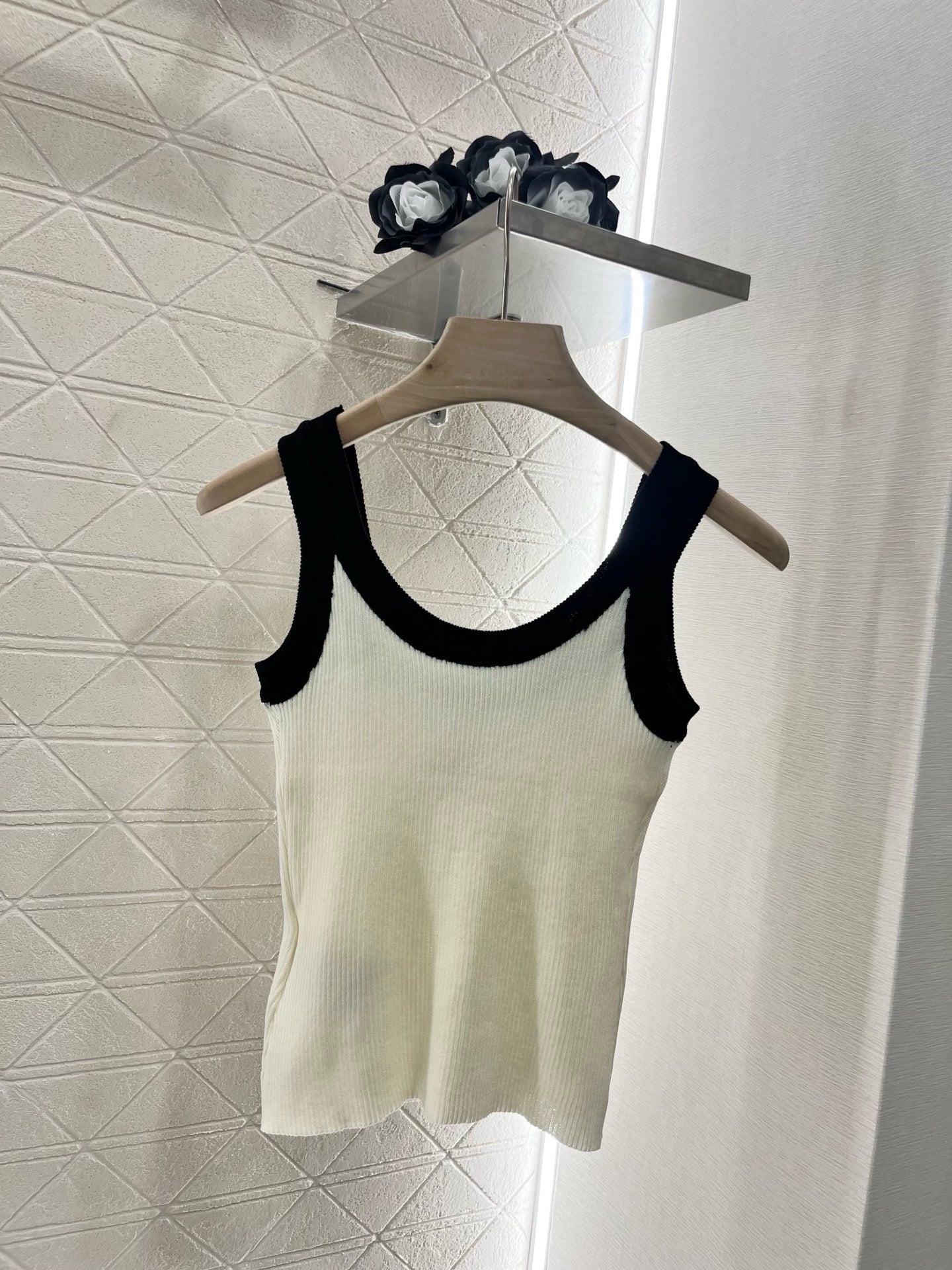 25SS New Arrival Suspenders with Knitted Long Sleeves