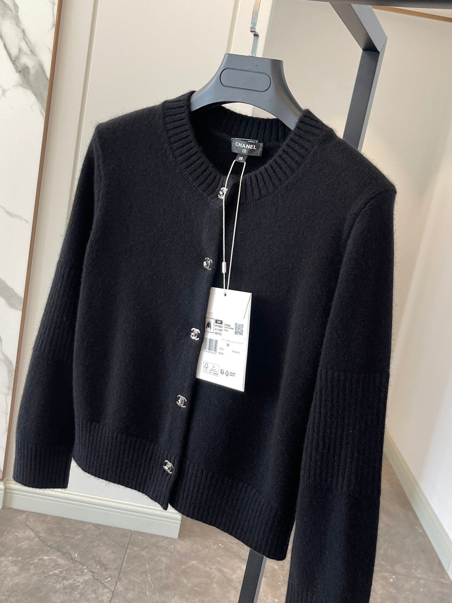 Kashmir cashmere wrap cardigan